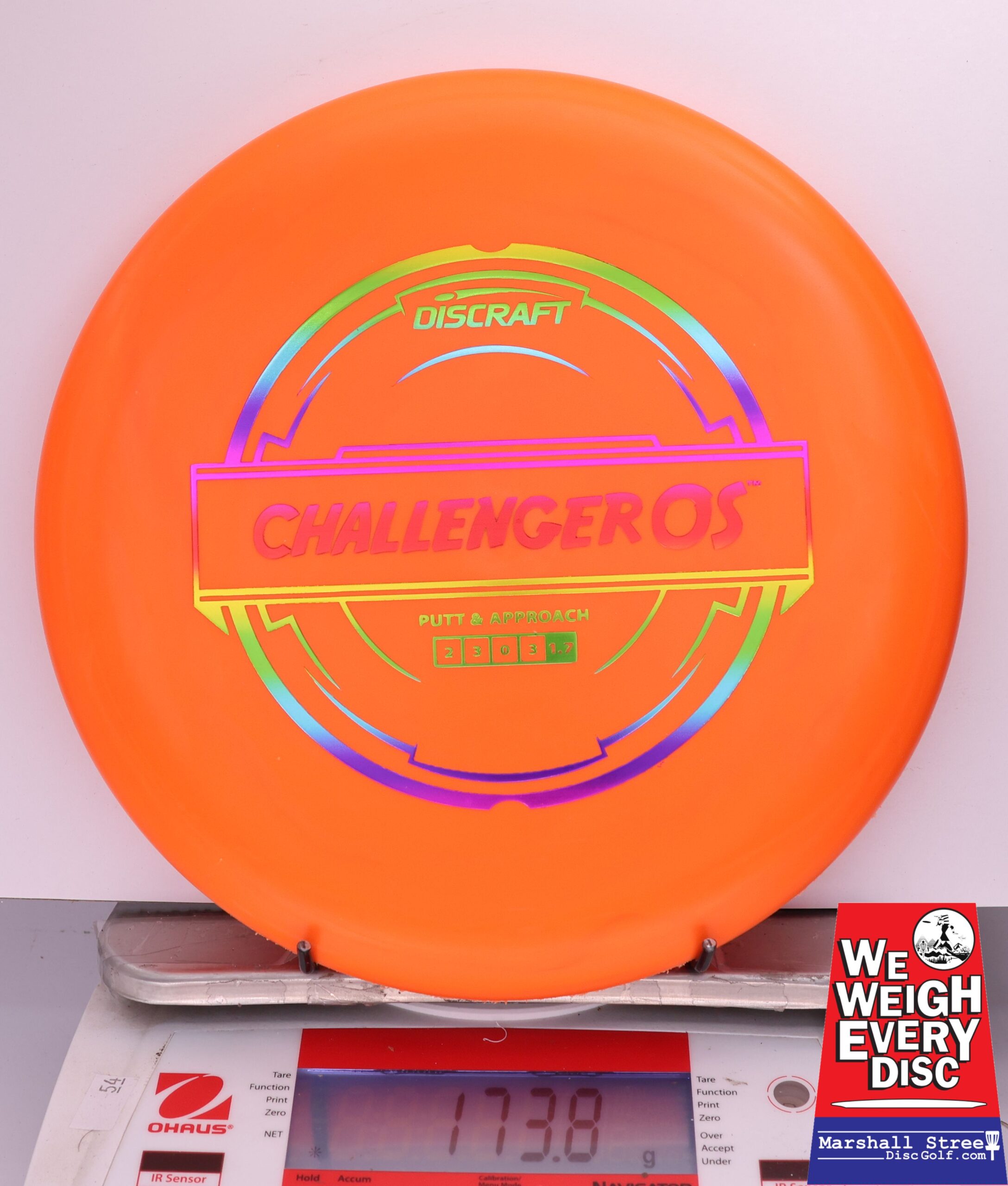 431212 Putter Line Hard Challenger OS - #570 Orange, 174