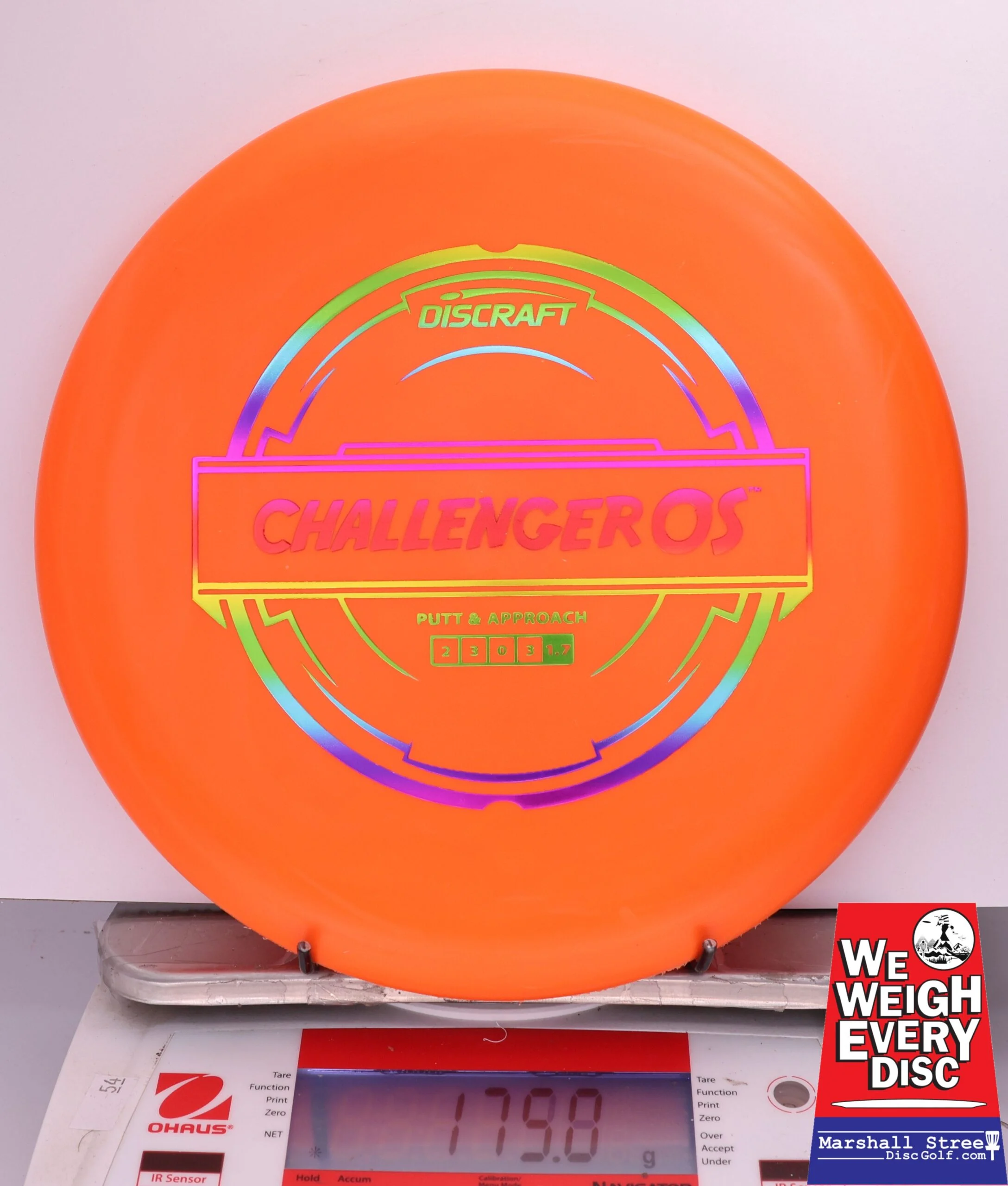 431214 Putter Line Hard Challenger OS - #572 Orange, 175