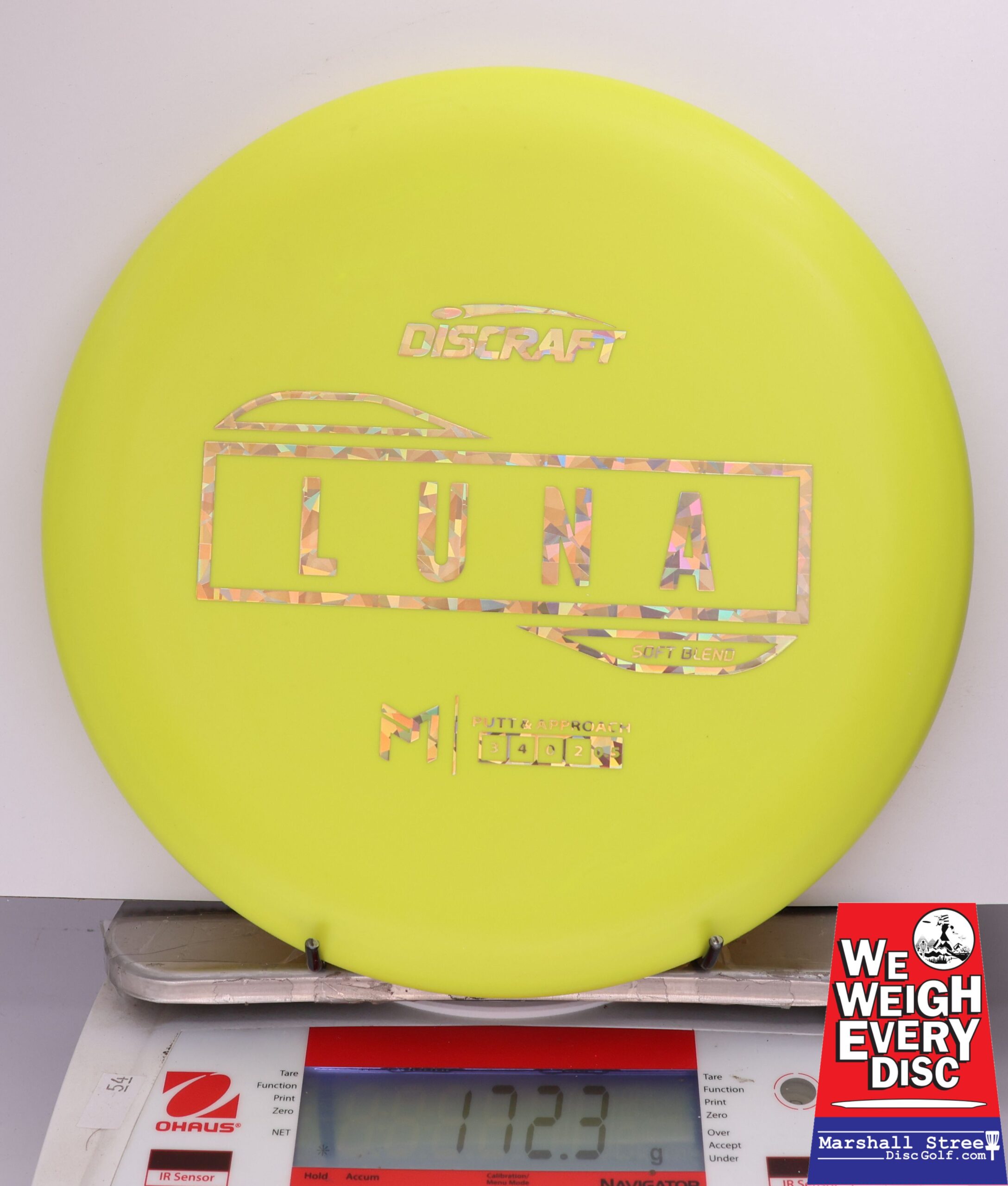 431461 Putter Line Soft Luna, Paul McBeth - #573 Yellow, 172