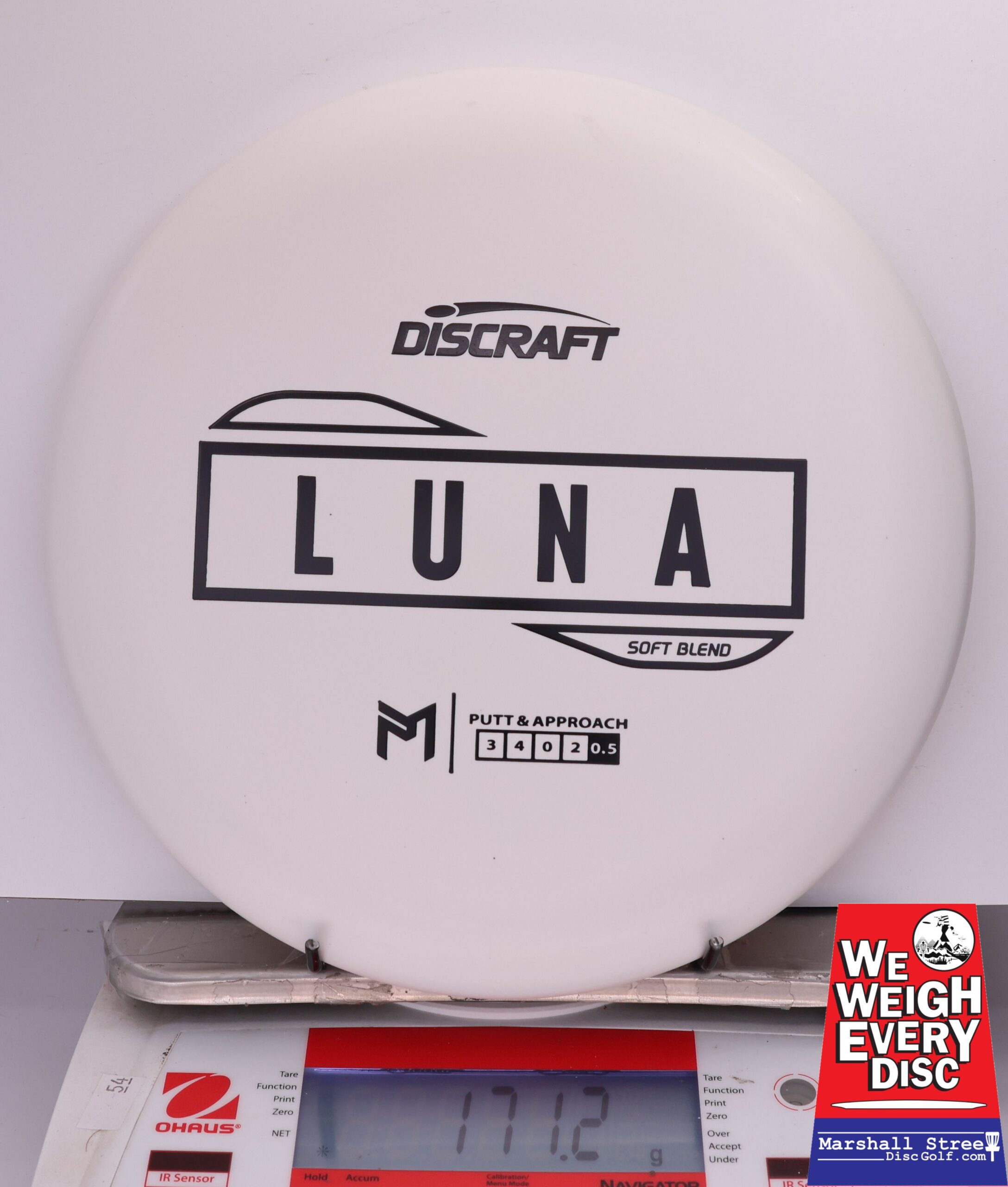 431465 Putter Line Soft Luna, Paul McBeth - #577 White, 171