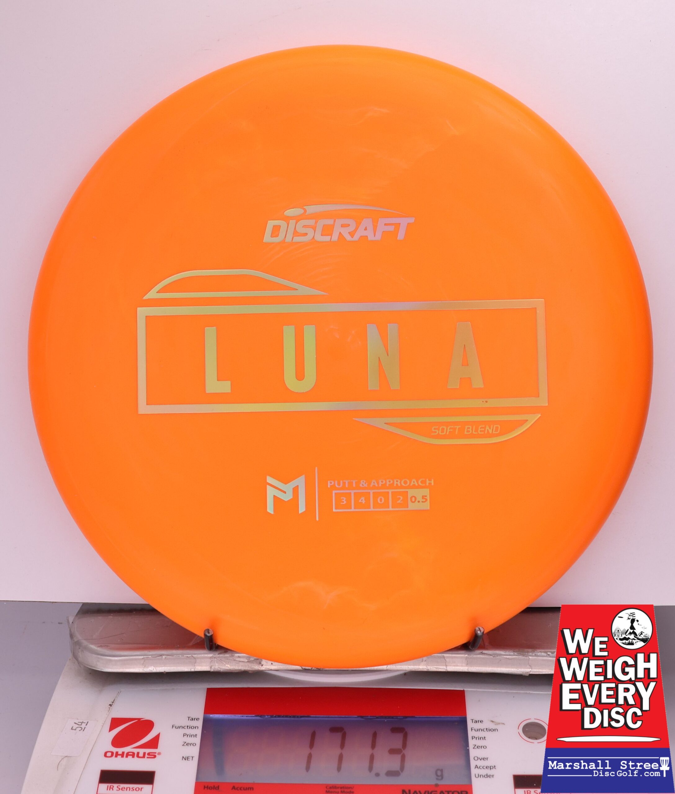 431472 Putter Line Soft Luna, Paul McBeth - #584 Orange, 171