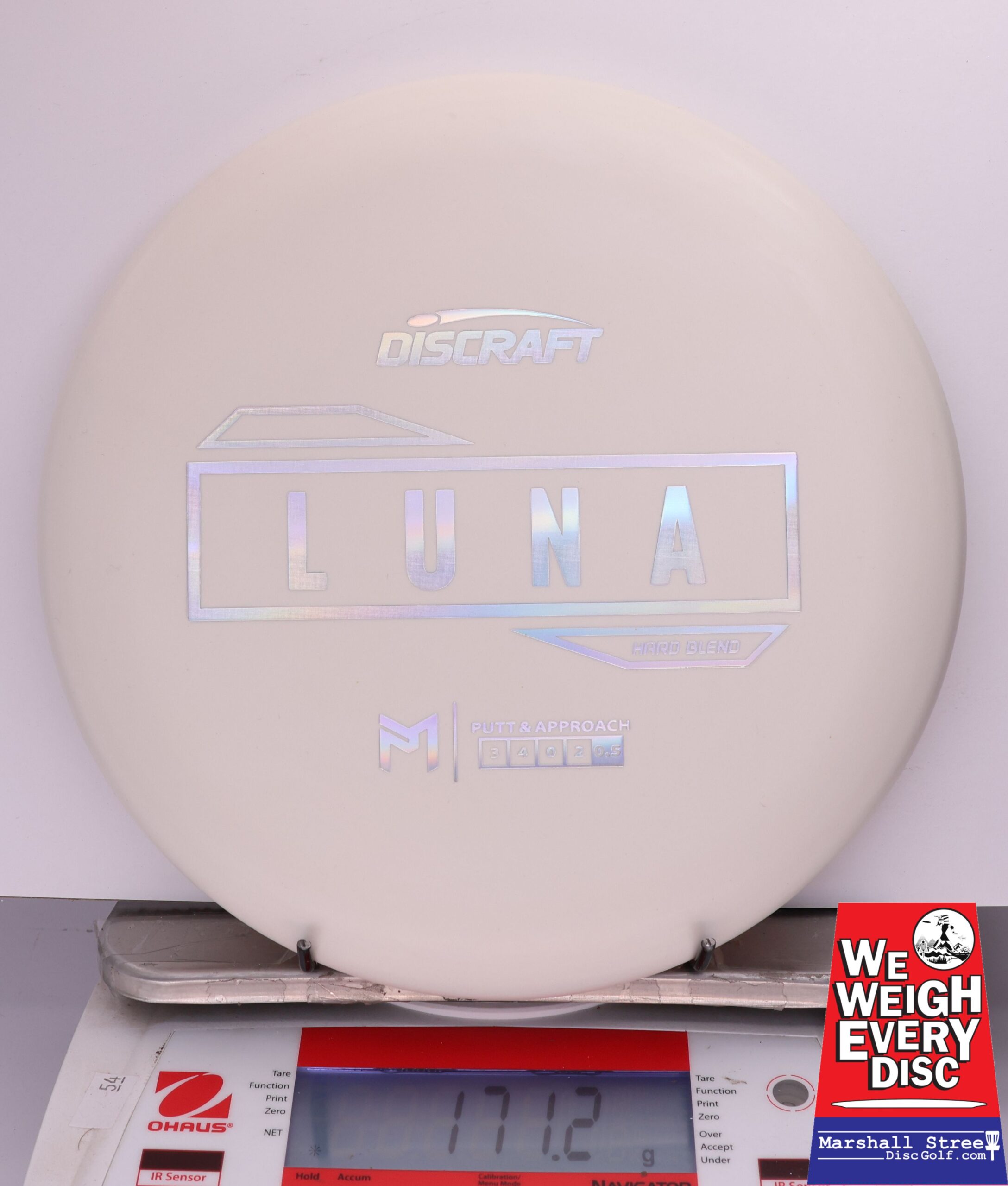 431492 Putter Line Hard Luna, Paul McBeth - #574 White, 171
