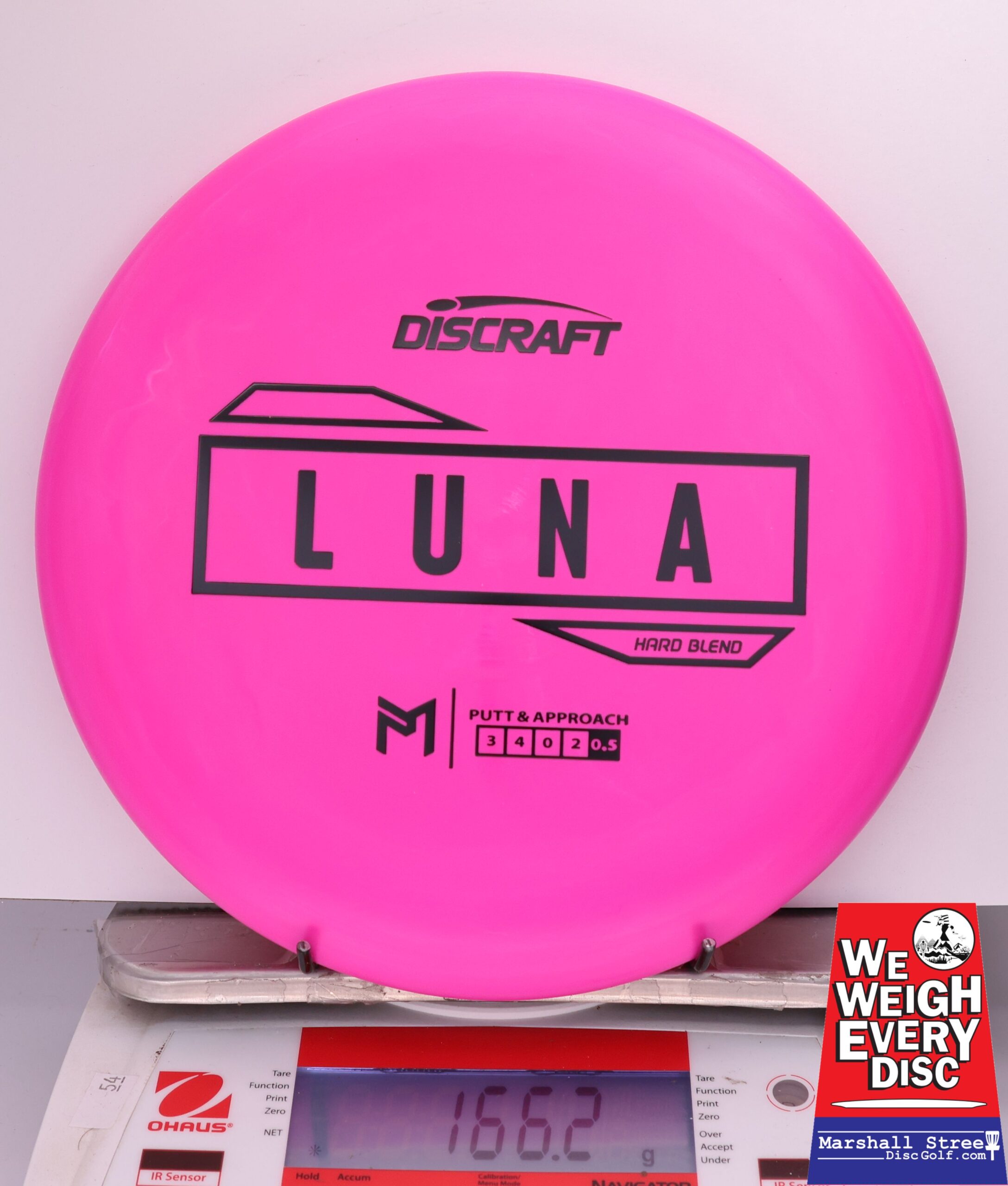 431493 Putter Line Hard Luna, Paul McBeth - #575 Pink, 166