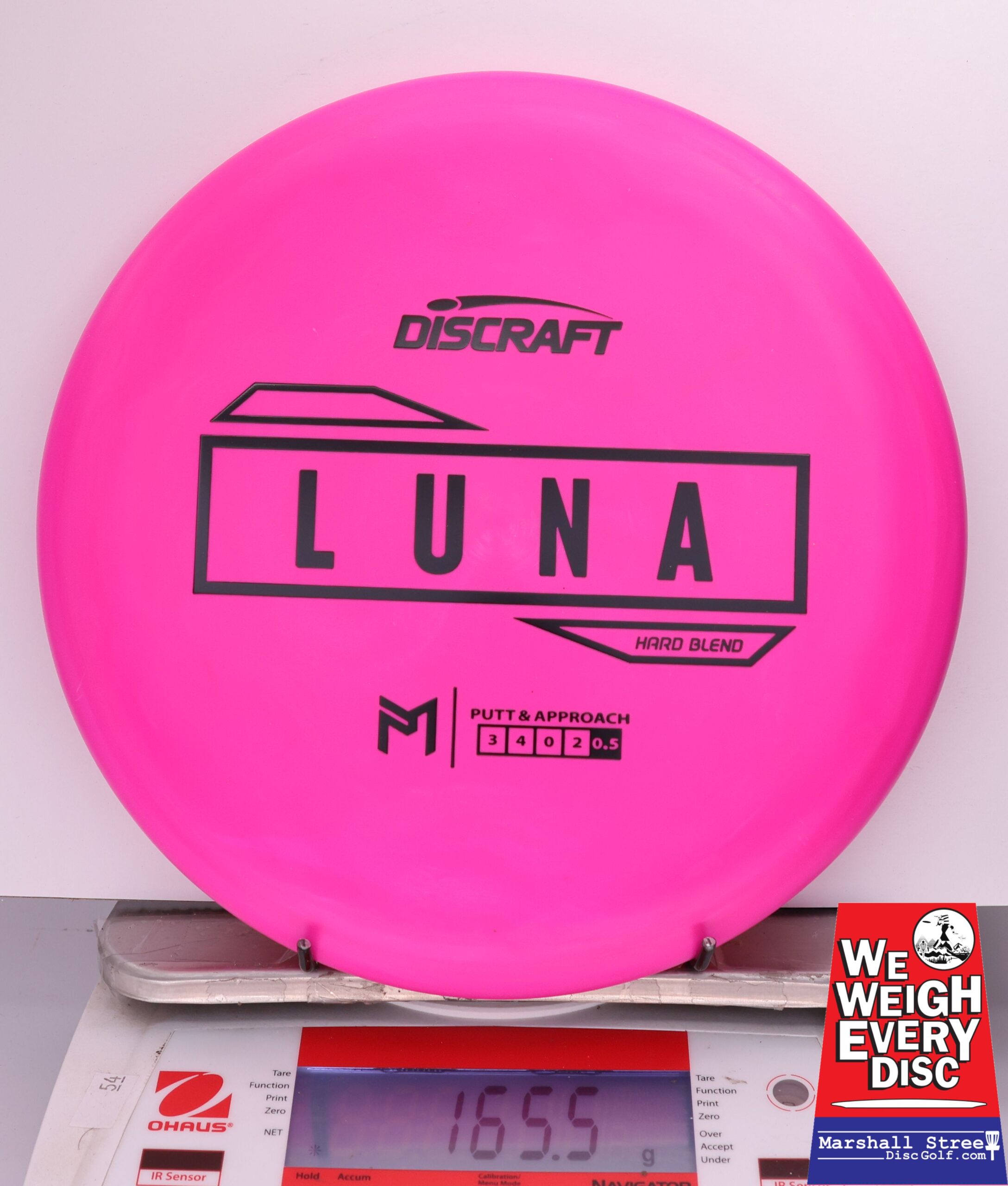431494 Putter Line Hard Luna, Paul McBeth - #576 Pink, 166