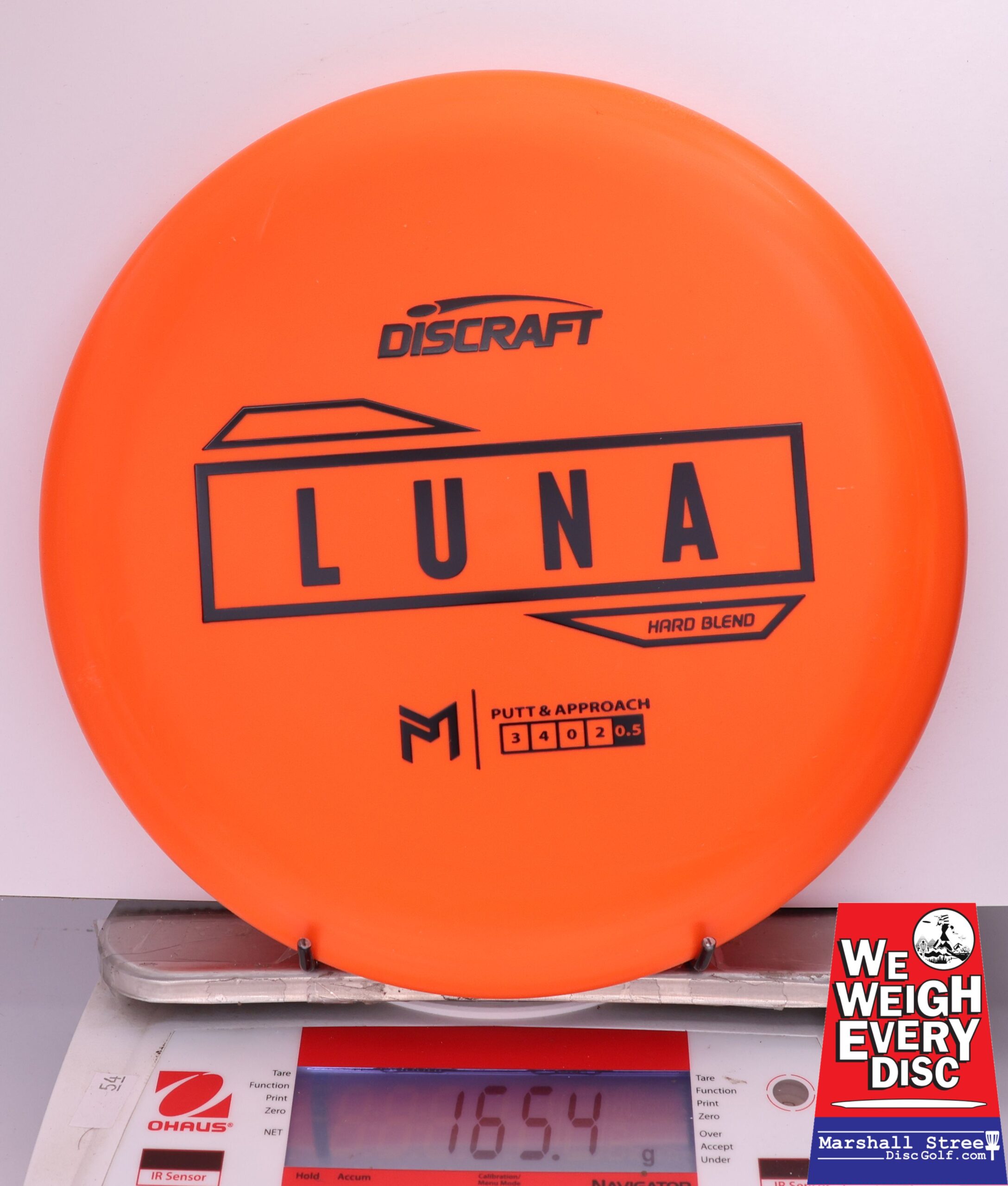 431496 Putter Line Hard Luna, Paul McBeth - #578 Orange, 165