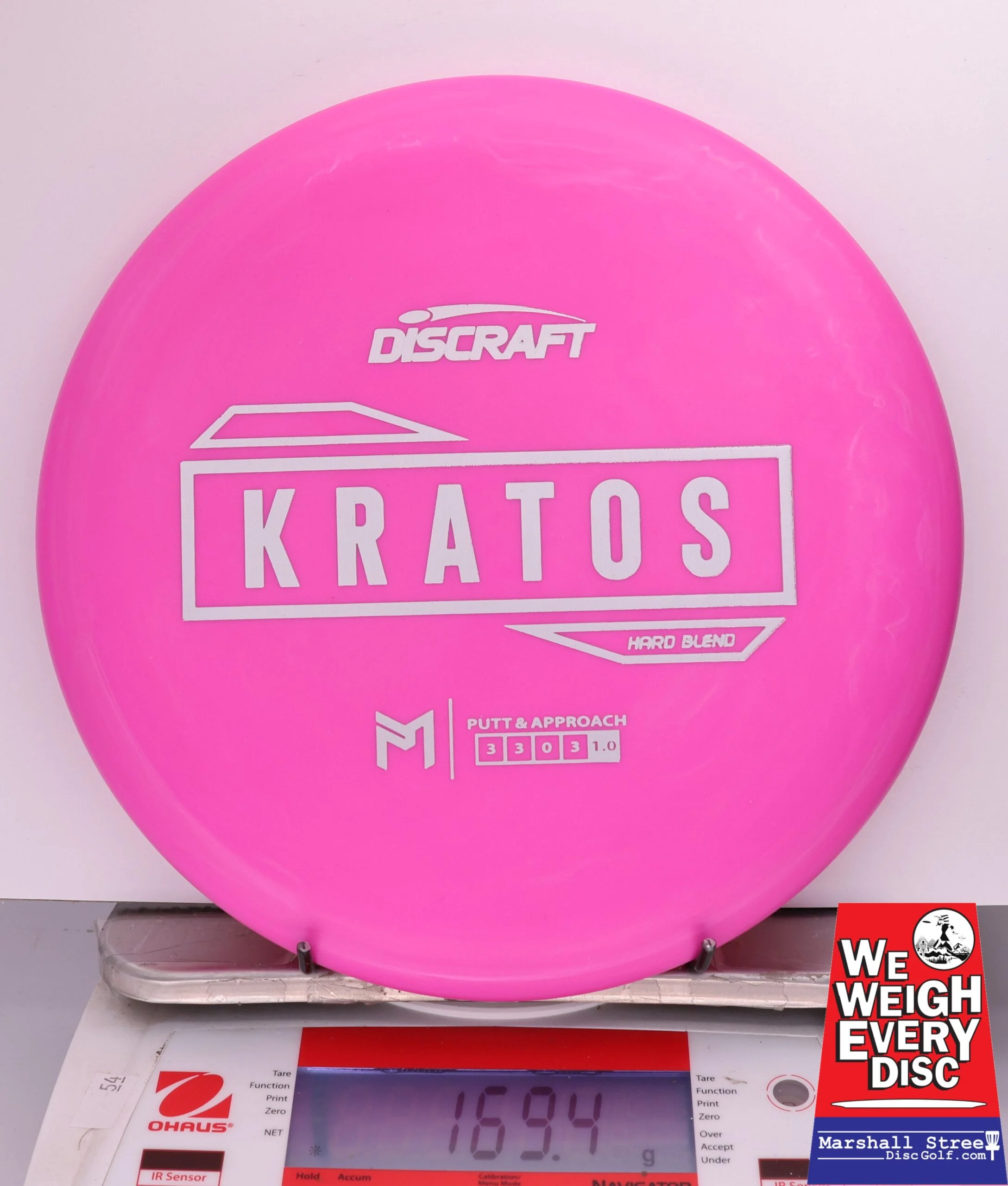 431516 Putter Line Hard Kratos, Paul McBeth - #572 Pink, 169
