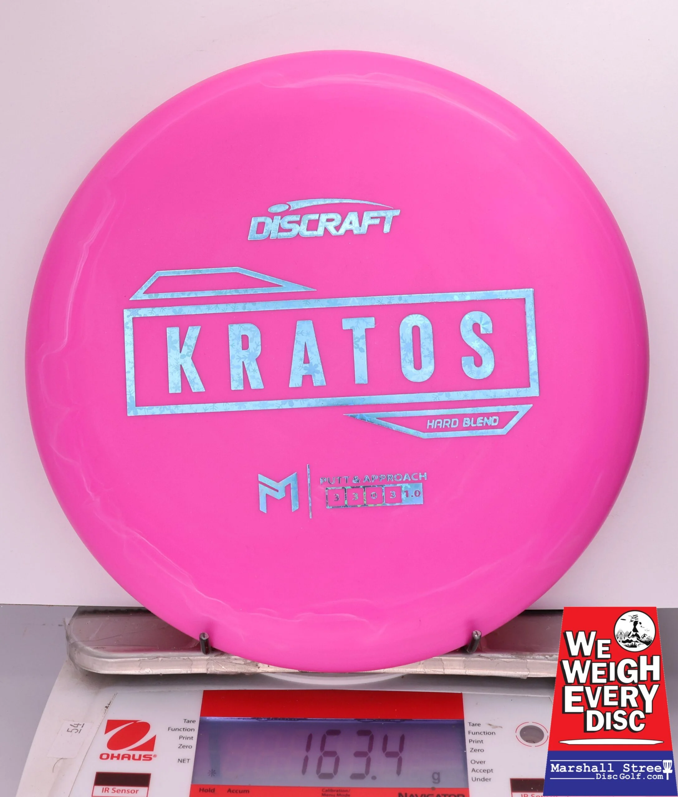 431517 Putter Line Hard Kratos, Paul McBeth - #573 Pink, 163
