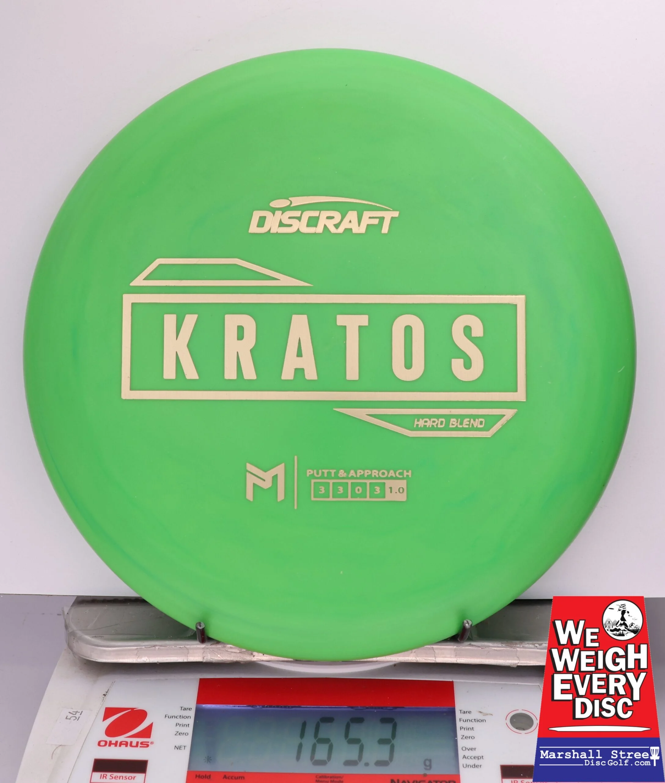431518 Putter Line Hard Kratos, Paul McBeth - #574 Green, 165