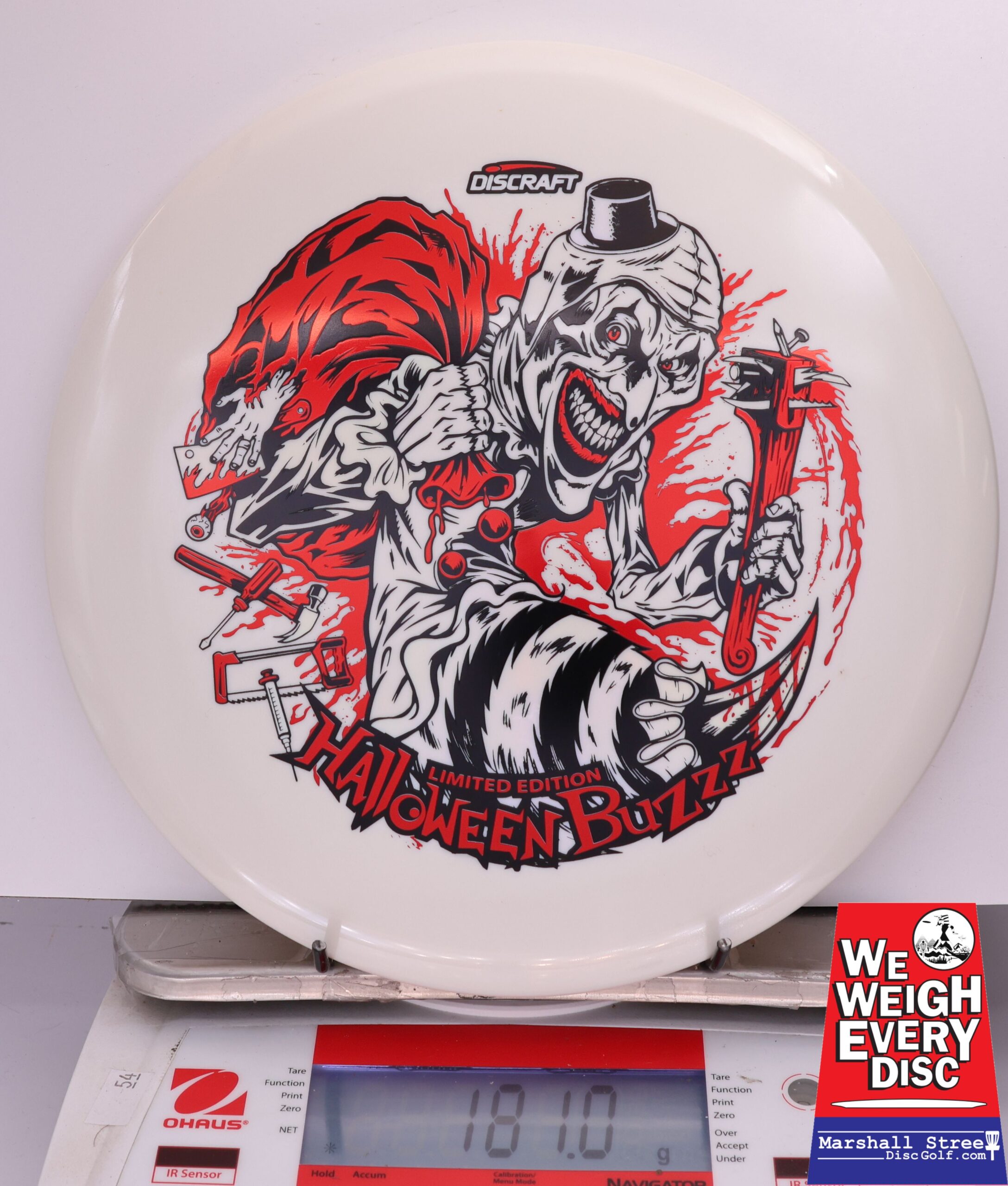 431847 ESP Buzzz, Tri-Foil Glow - 2025 Halloween Limited Edition - #571 Whiteish, 181