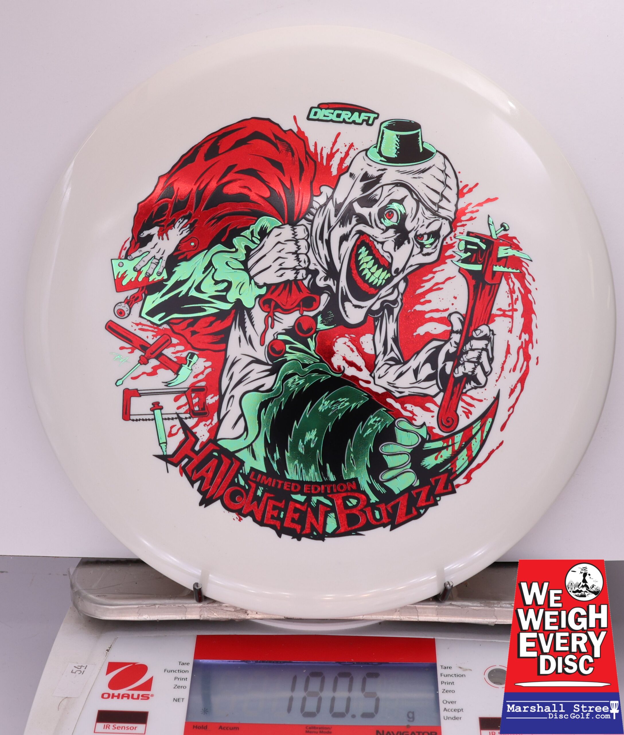 431850 ESP Buzzz, Tri-Foil Glow - 2025 Halloween Limited Edition - #574 Whiteish, 181