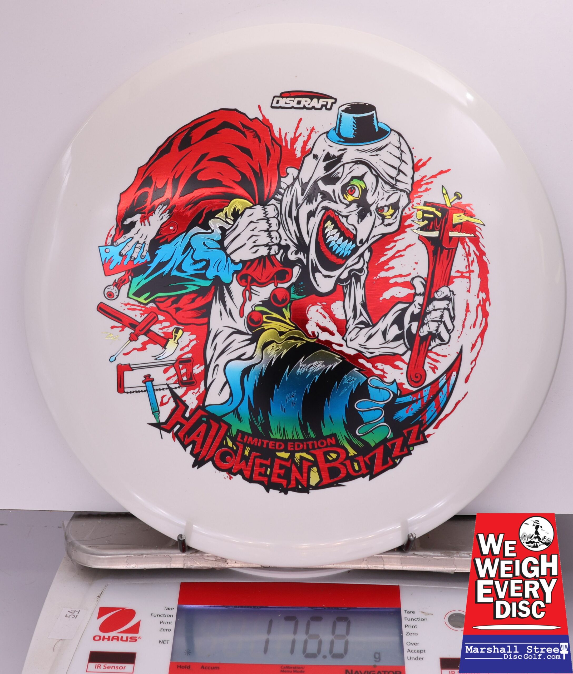 431852 ESP Buzzz, Tri-Foil Glow - 2025 Halloween Limited Edition - #576 Whiteish, 177