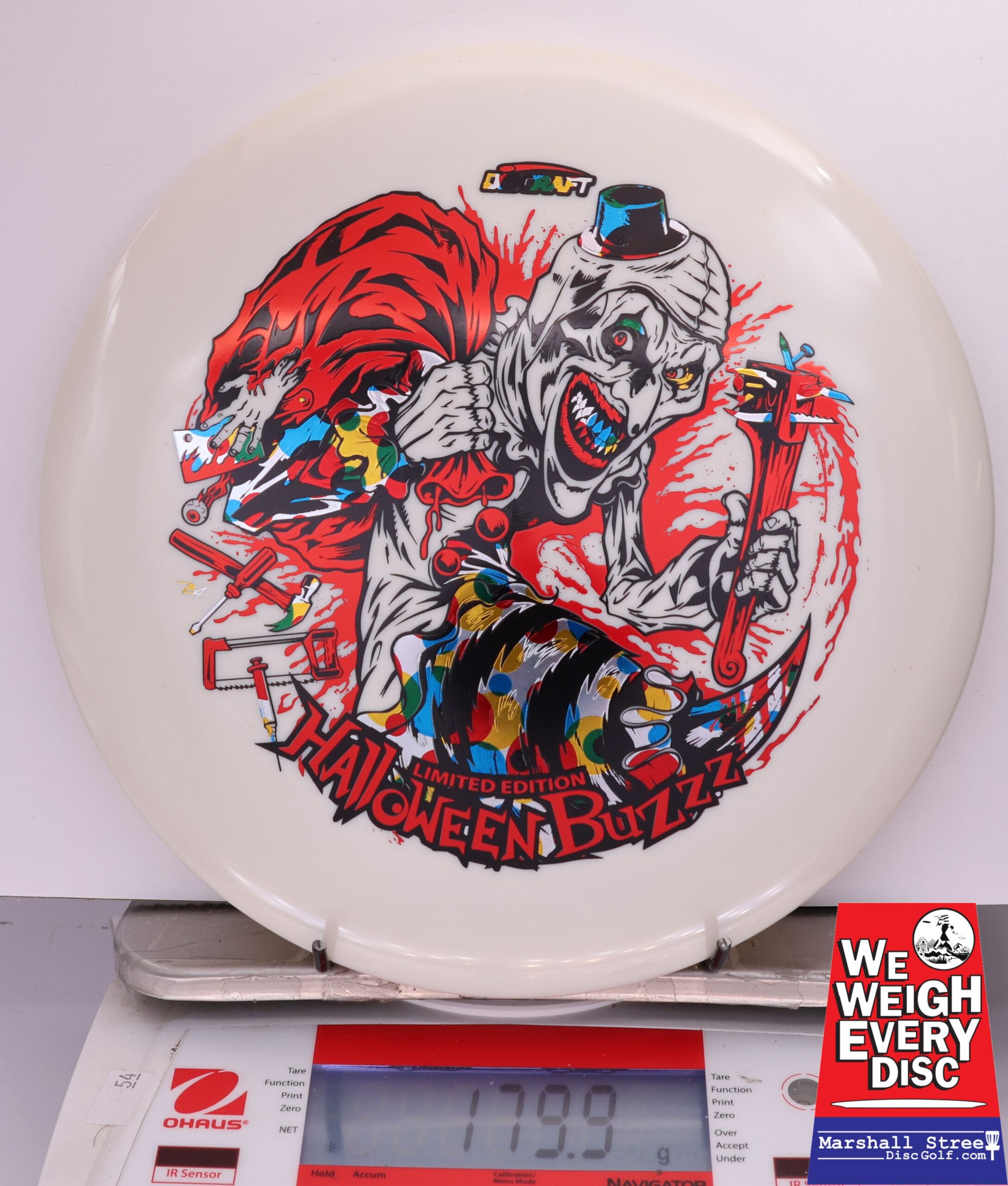 431854 ESP Buzzz, Tri-Foil Glow - 2025 Halloween Limited Edition - #578 Whiteish, 180