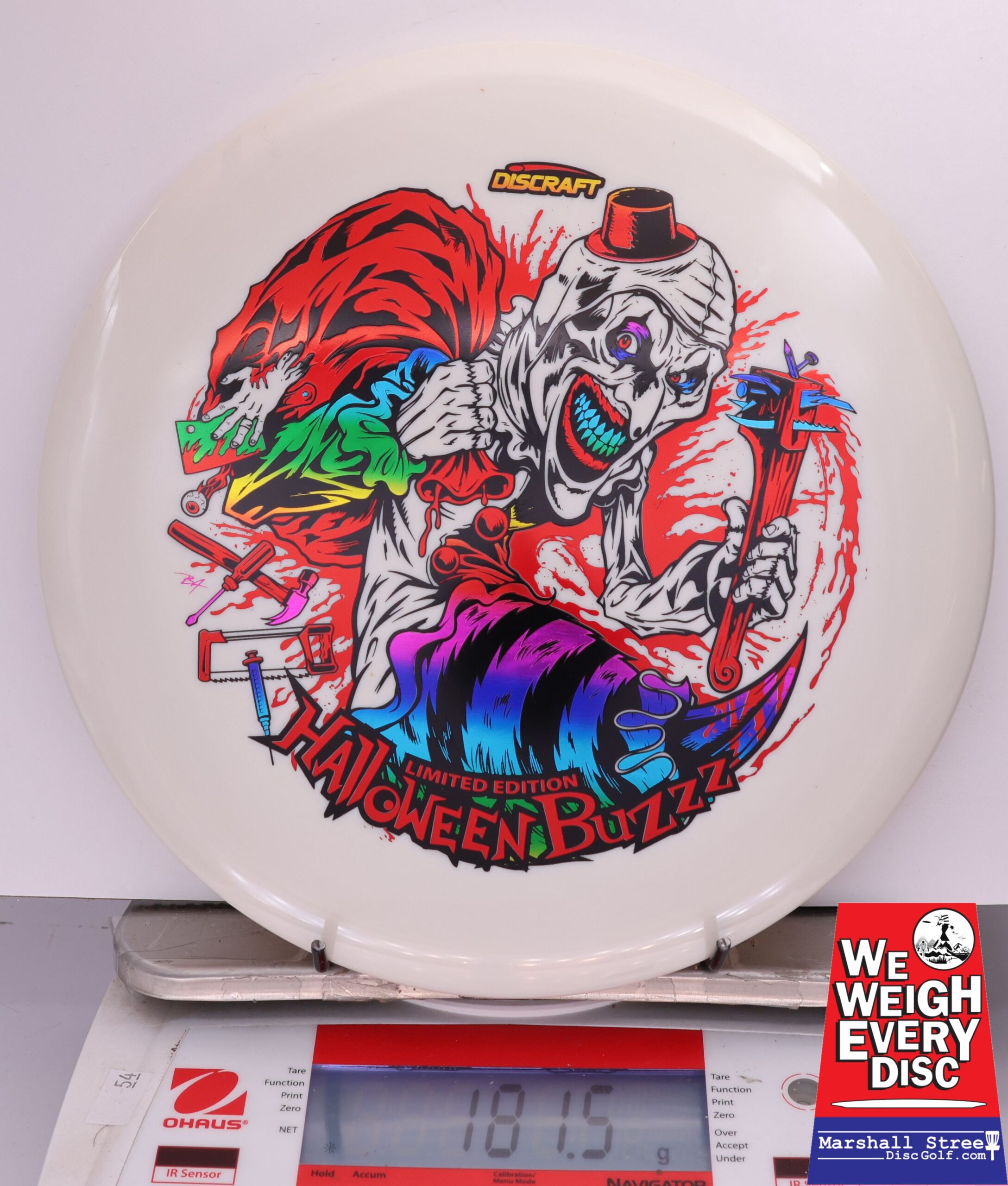 431859 ESP Buzzz, Tri-Foil Glow - 2025 Halloween Limited Edition - #583 Whiteish, 182