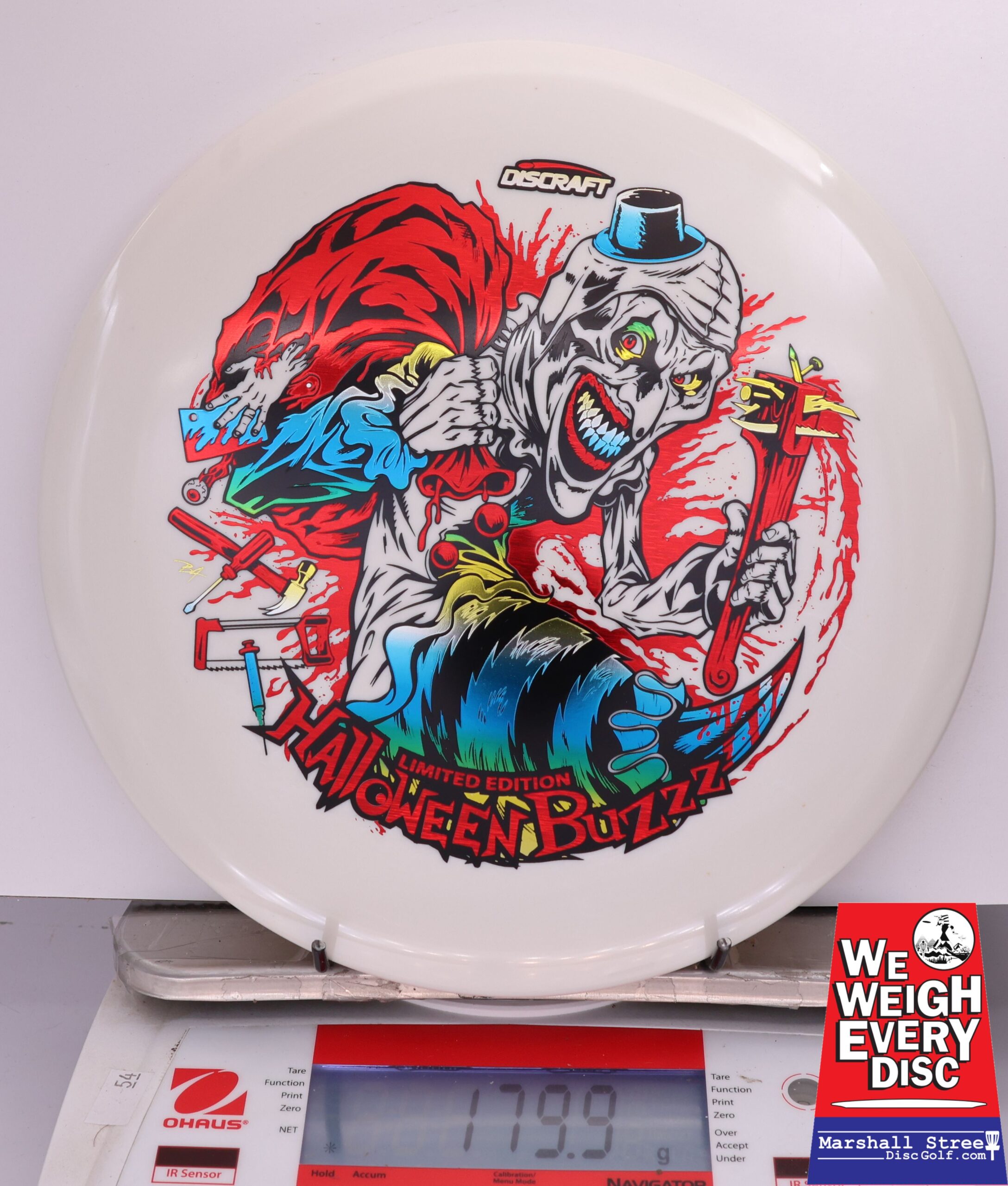 431860 ESP Buzzz, Tri-Foil Glow - 2025 Halloween Limited Edition - #584 Whiteish, 180