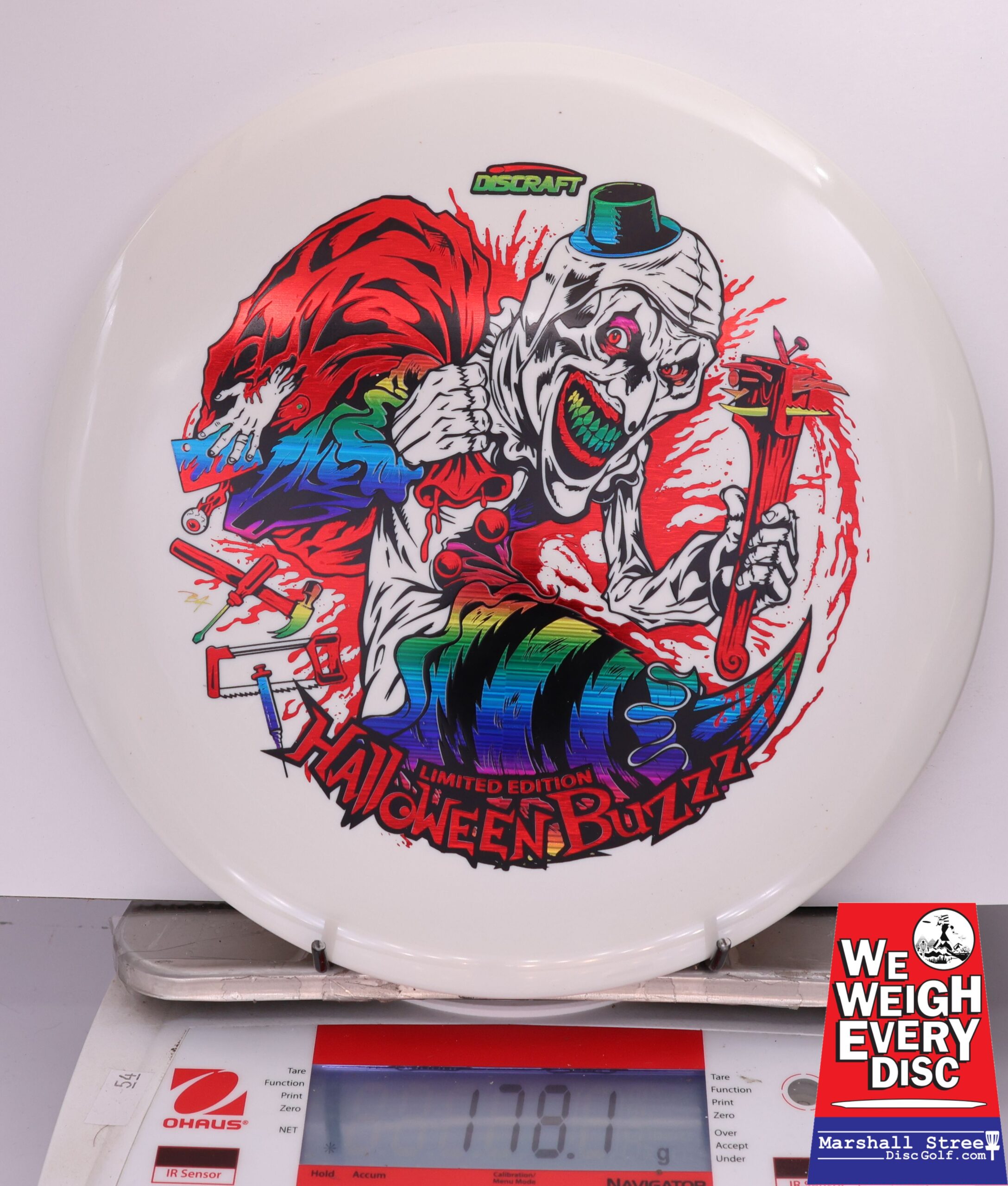 431864 ESP Buzzz, Tri-Foil Glow - 2025 Halloween Limited Edition - #588 Whiteish, 178