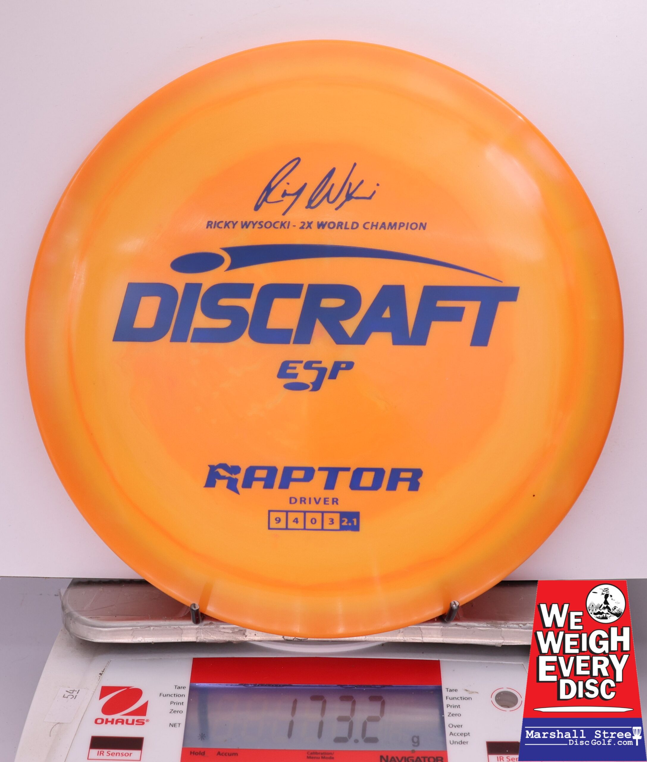 432405 ESP Raptor, Ricky Wysocki 2X - #570 Orange, 173