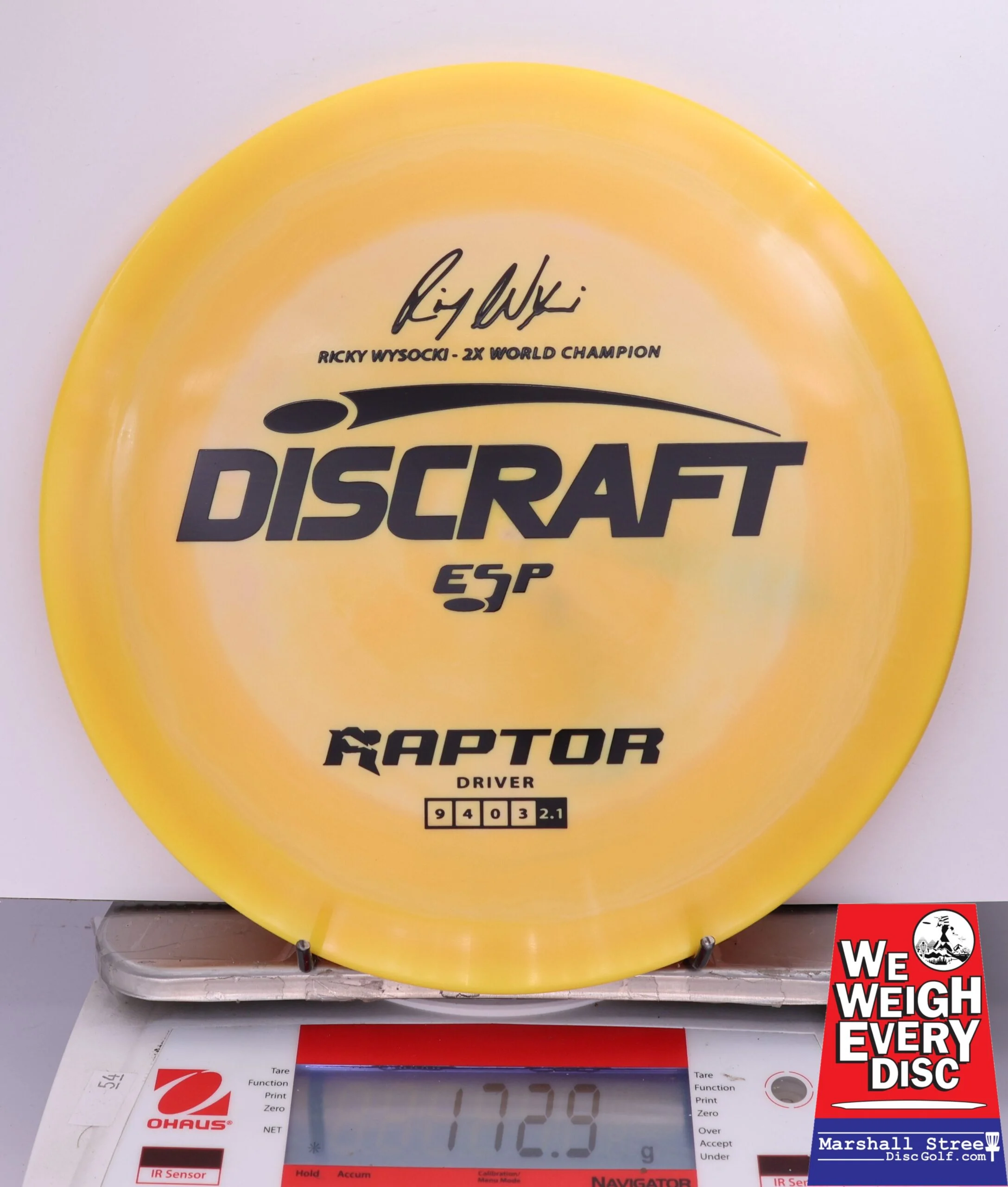 432407 ESP Raptor, Ricky Wysocki 2X - #572 YellowOrange, 173