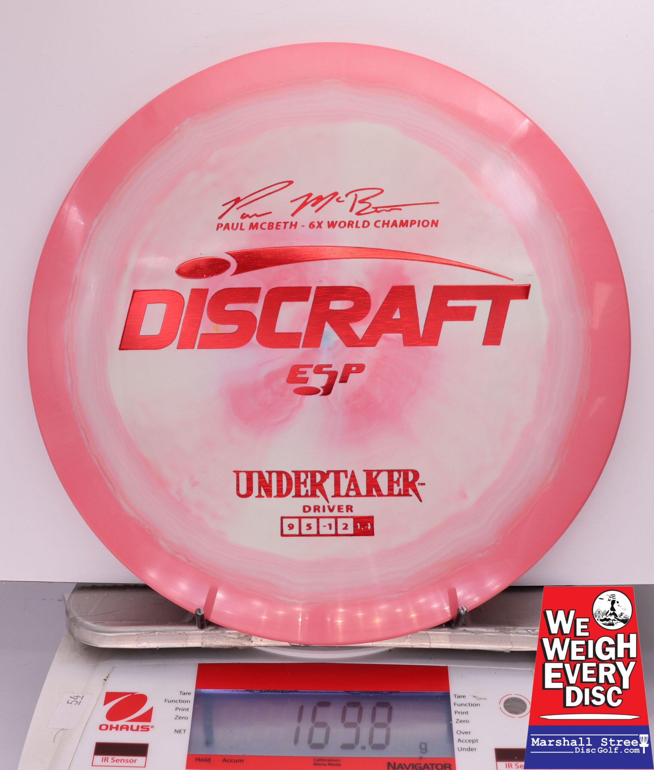 432522 ESP Undertaker, Paul McBeth 6X - #571 PinkSand, 170