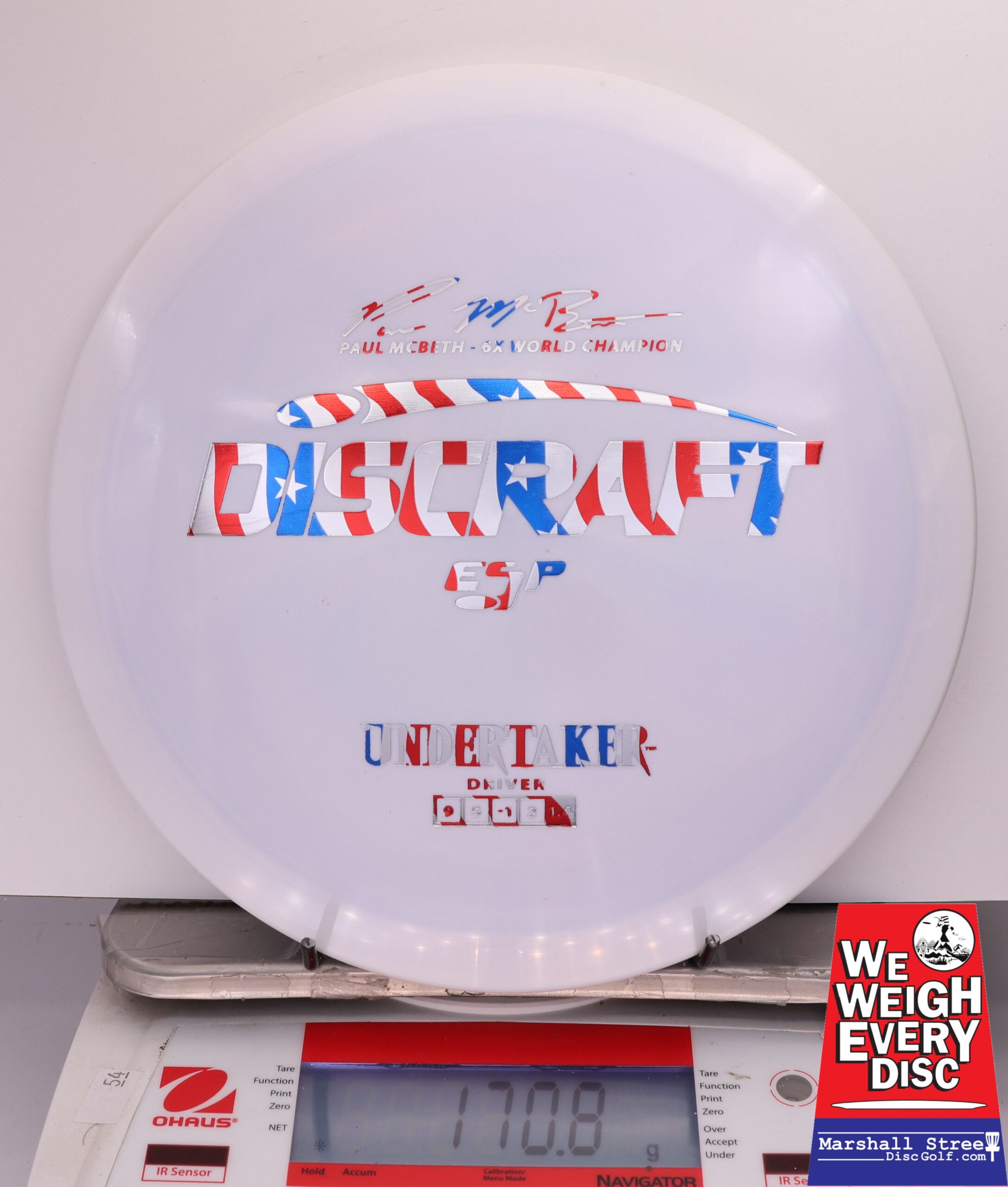 432527 ESP Undertaker, Paul McBeth 6X - #576 Amost White, 171