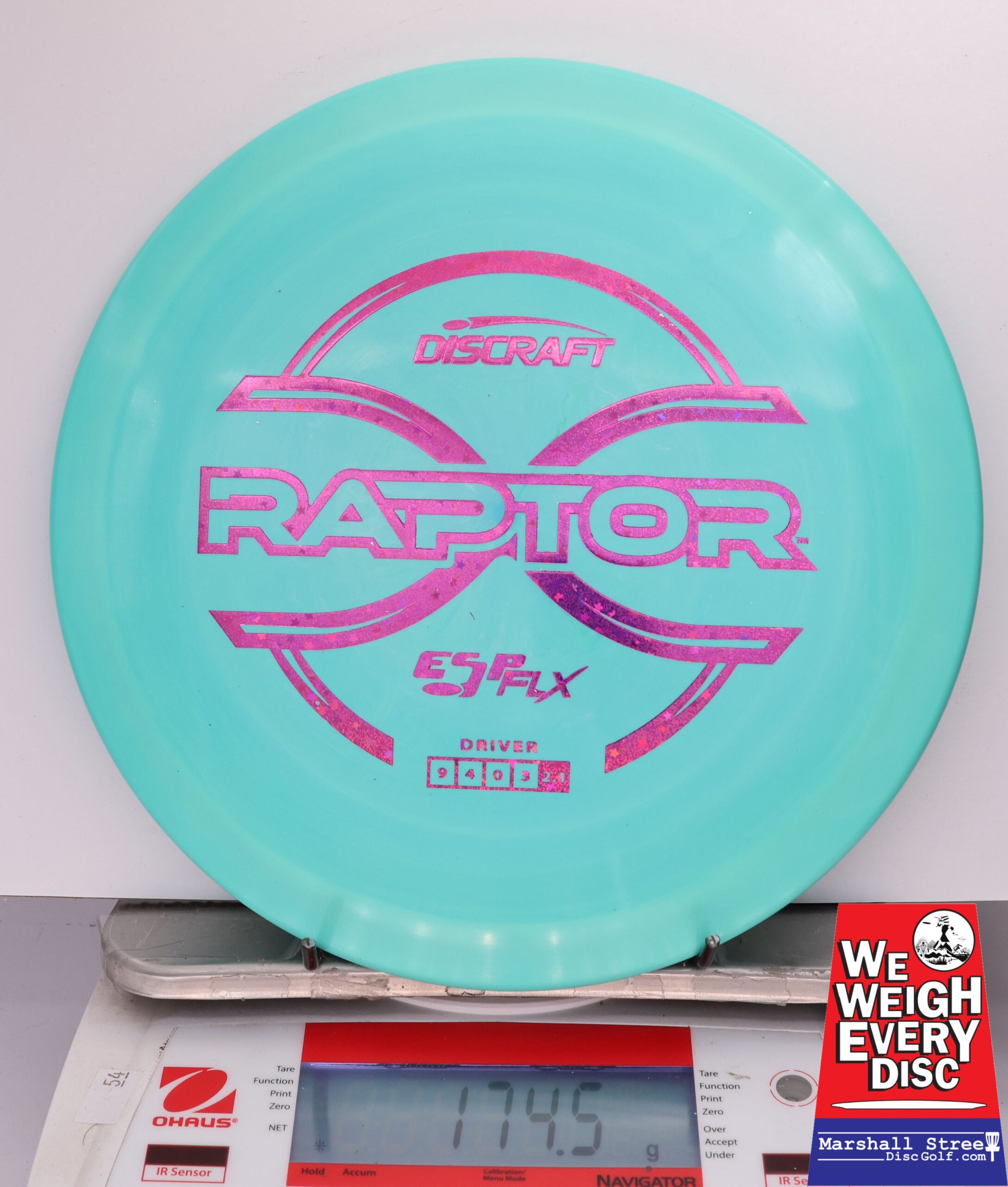 432590 ESP FLX Raptor - #574 Aqua, 175