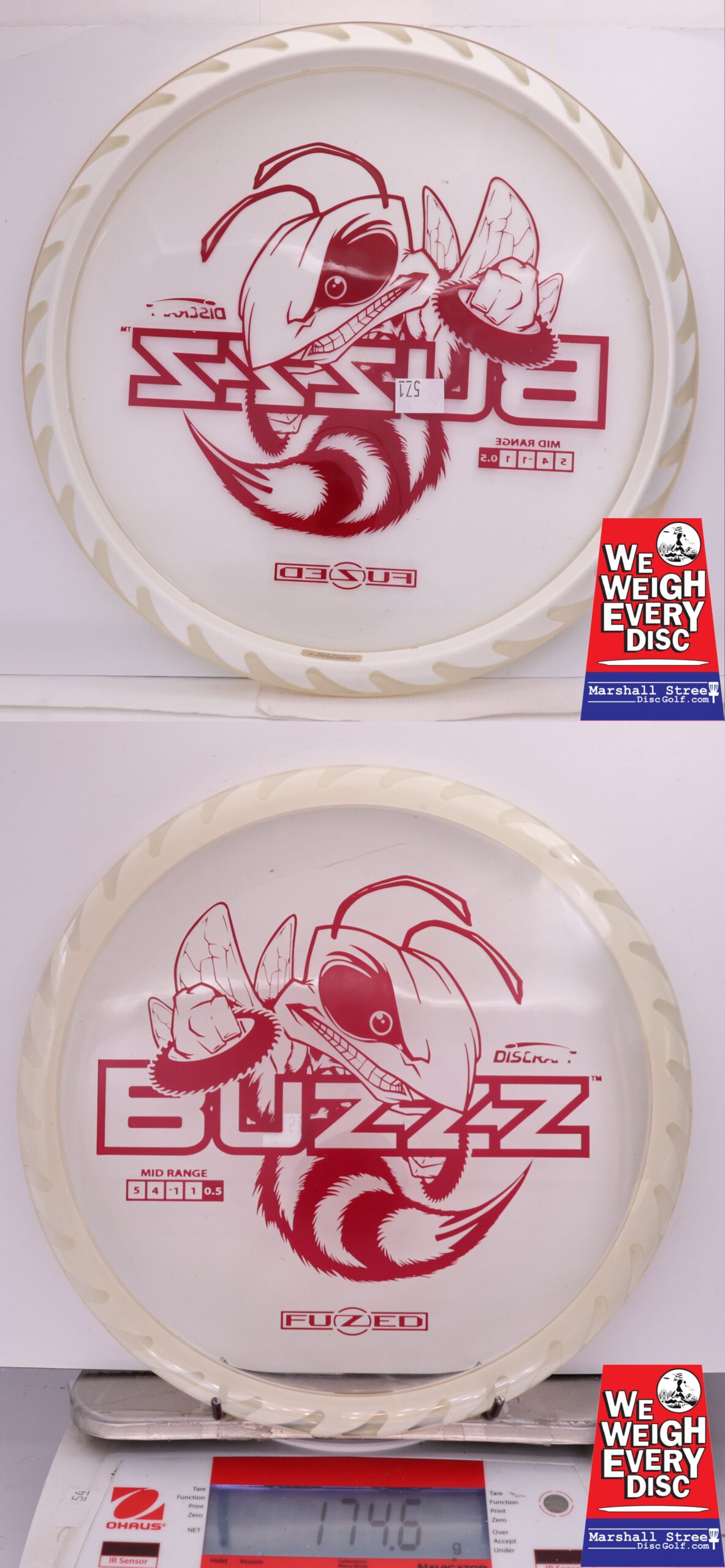 433161 FuZed Line Buzzz - Buzzzsaw - #571 Clear-White, 175