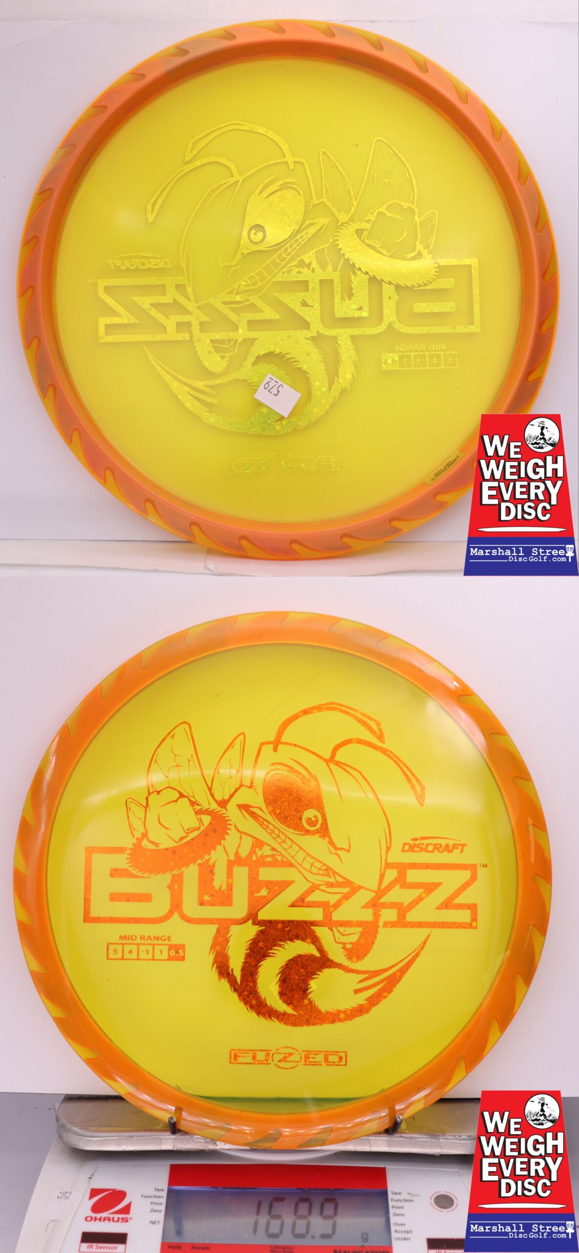 433169 FuZed Line Buzzz - Buzzzsaw - #579 Yellow-Orange, 169