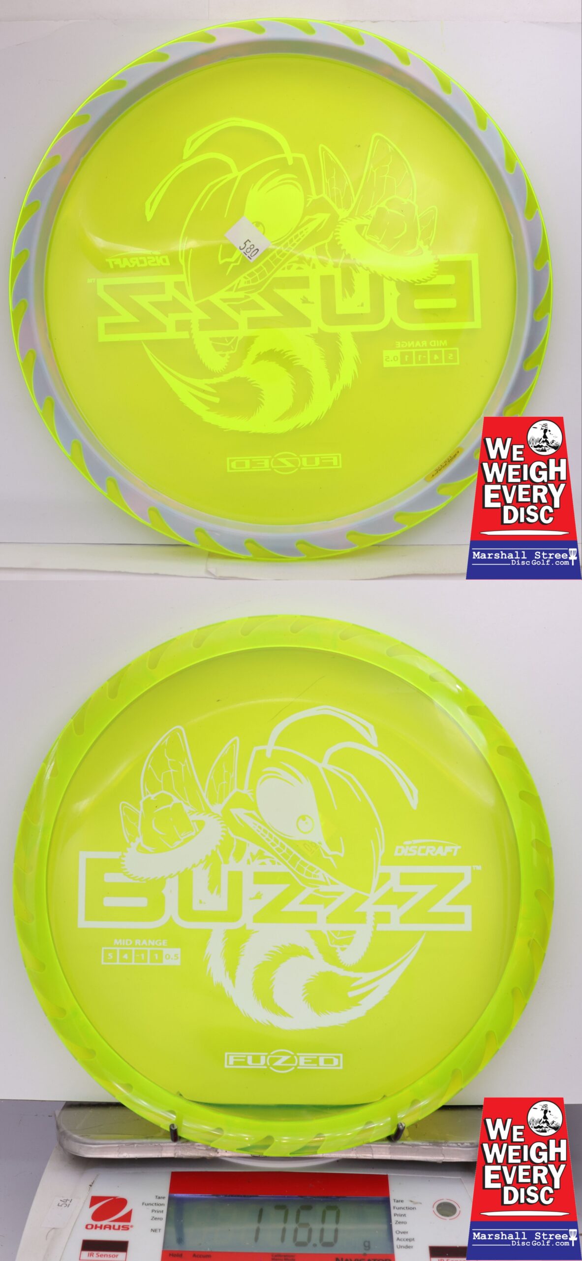 433170 FuZed Line Buzzz - Buzzzsaw - #580 NYellow-Gray, 176