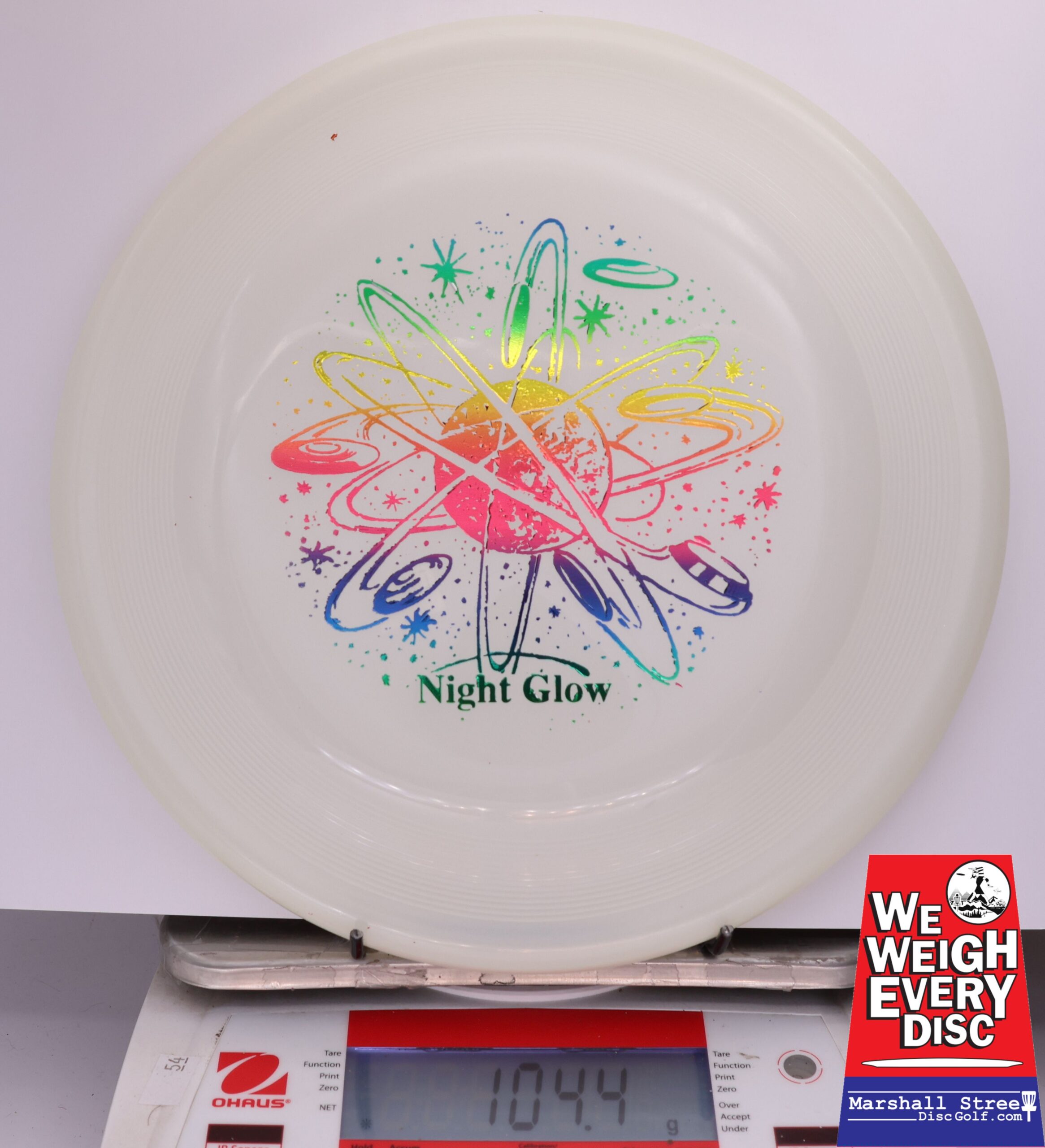 433336 Night Glow Chomper Dog Disc - #101 Glow, 104