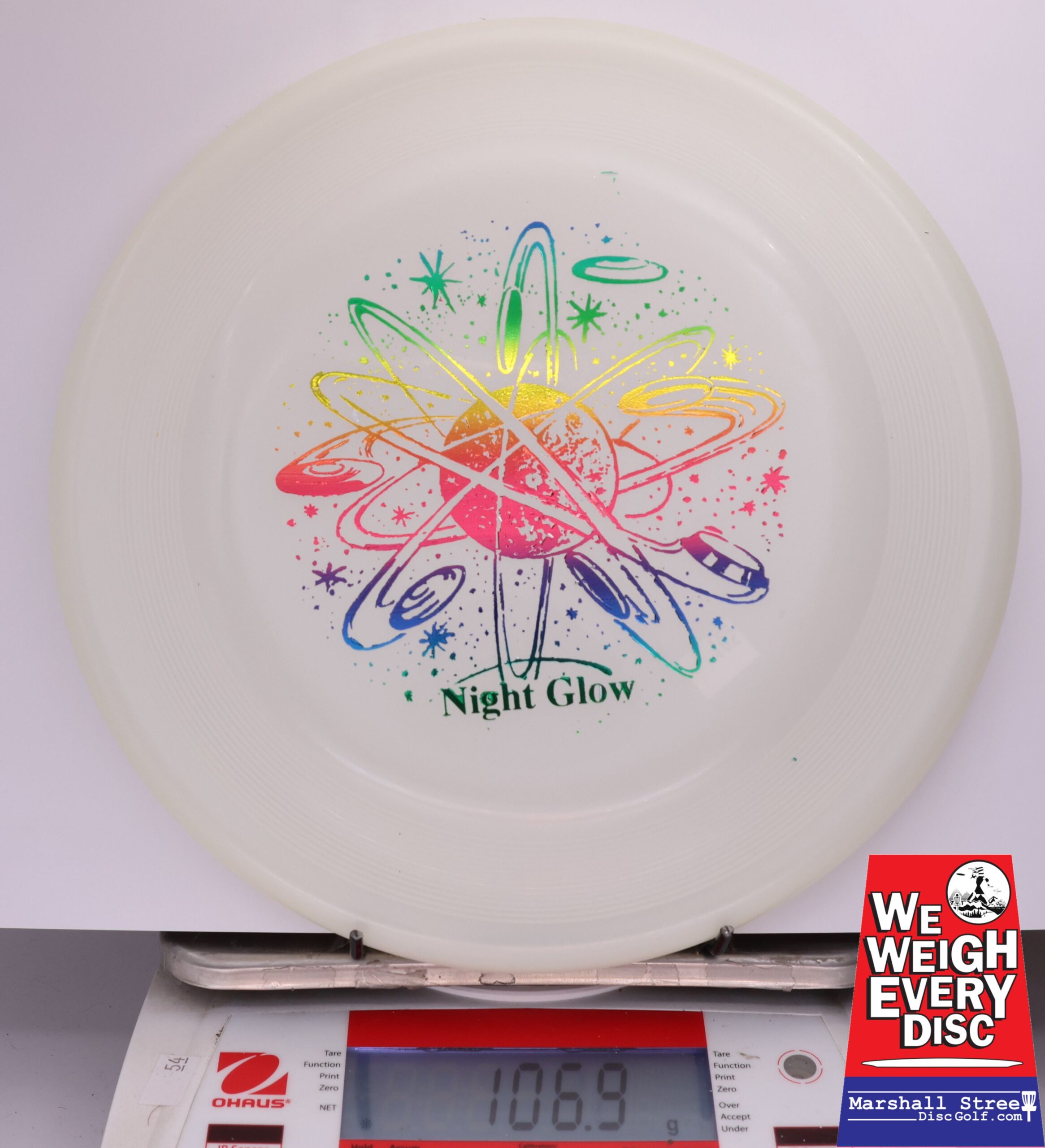 433340 Night Glow Chomper Dog Disc - #105 Glow, 107