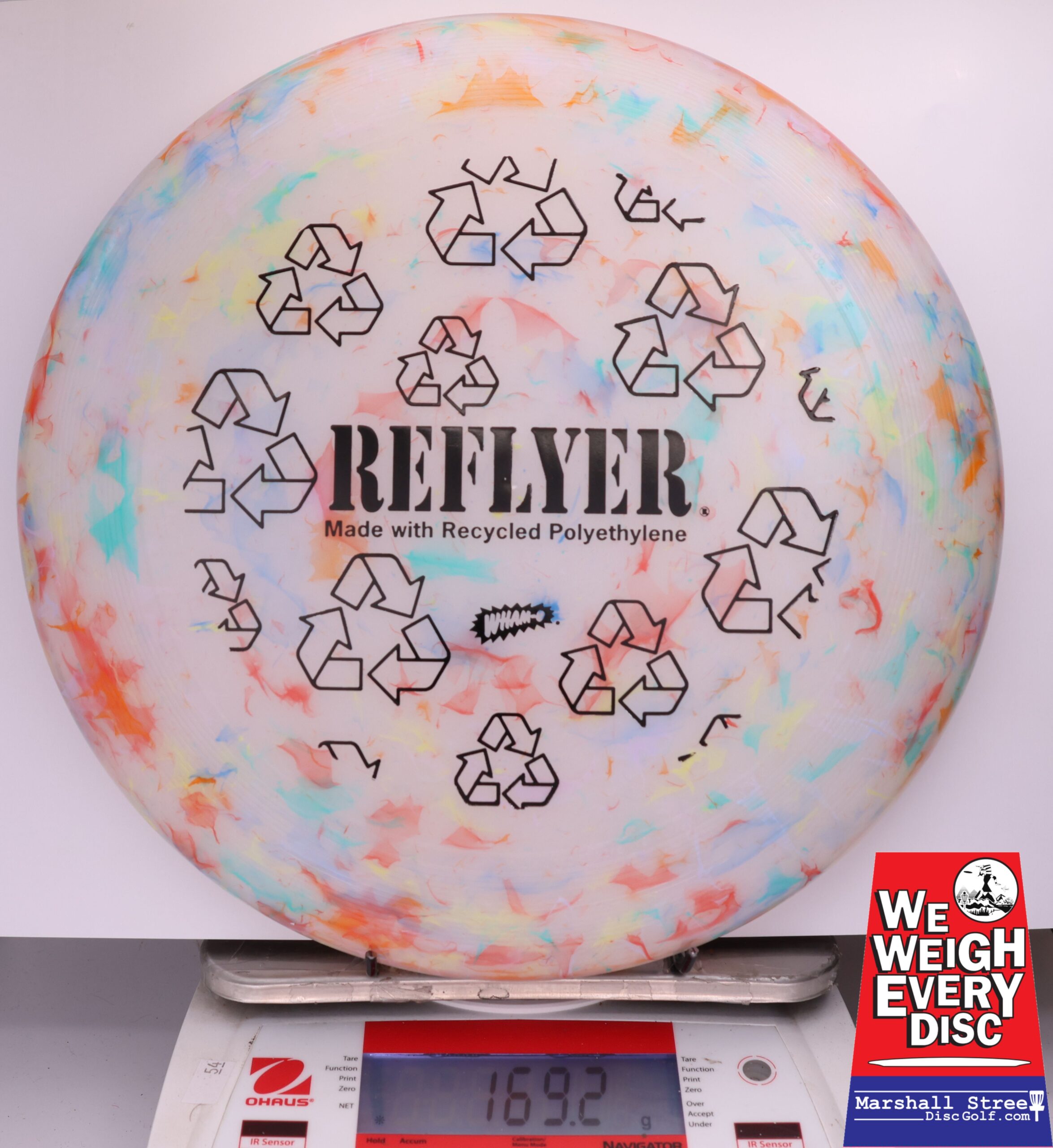 433351 Wham-O UMAX Frisbee, Reflyer - #103 Marble, 169