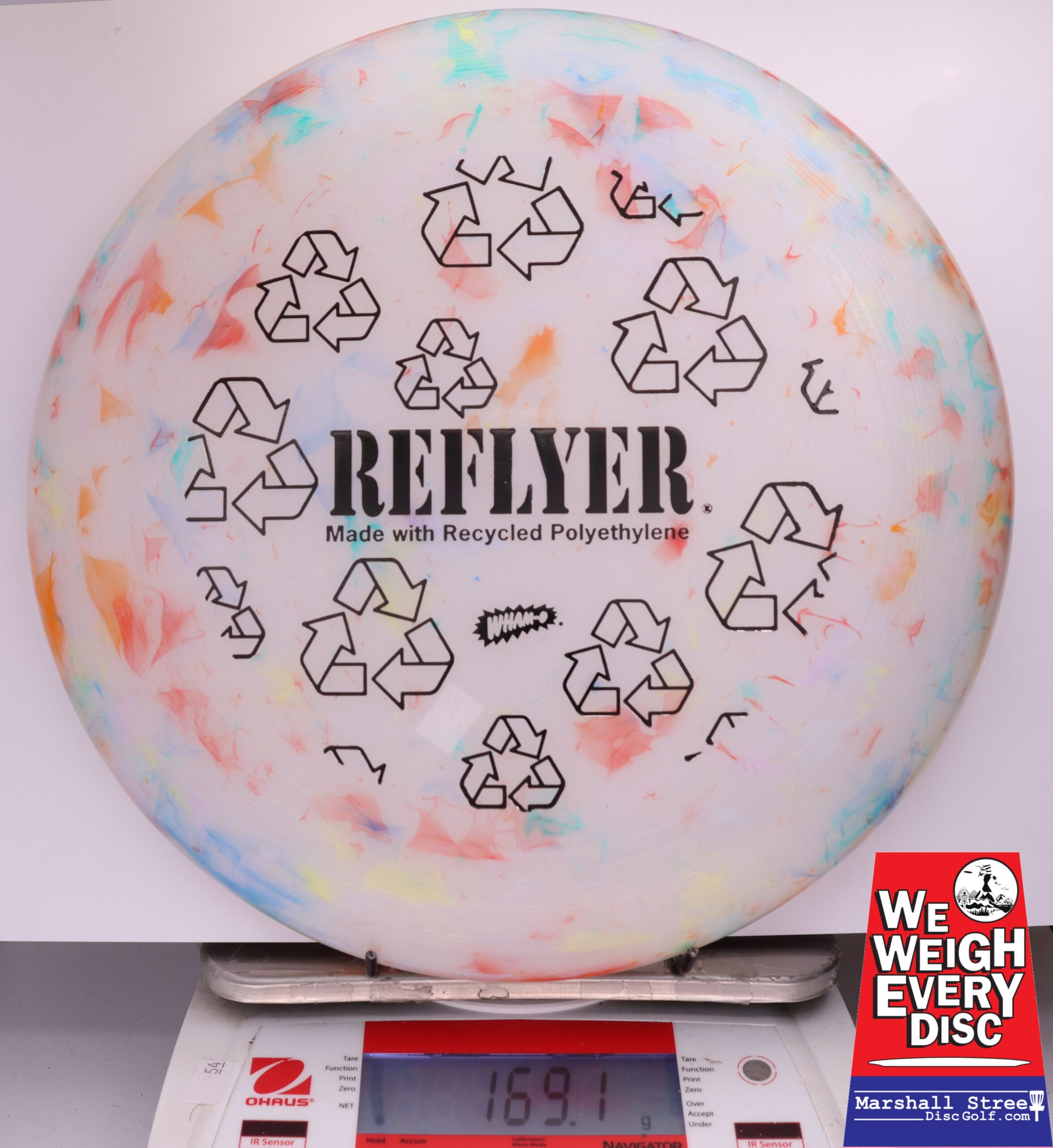 433352 Wham-O UMAX Frisbee, Reflyer - #104 Marble, 169