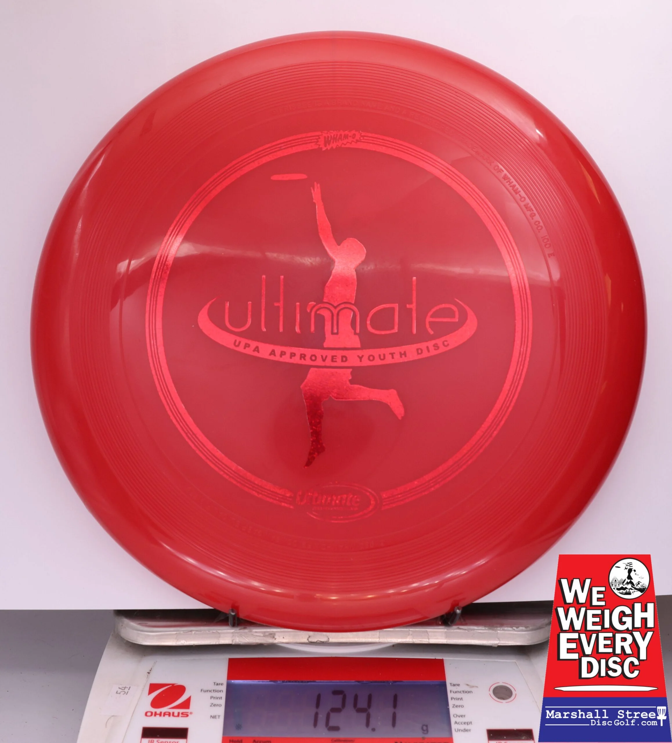 433491 Wham-O Youth Ultimate 100 Mold - #105 Red, 124