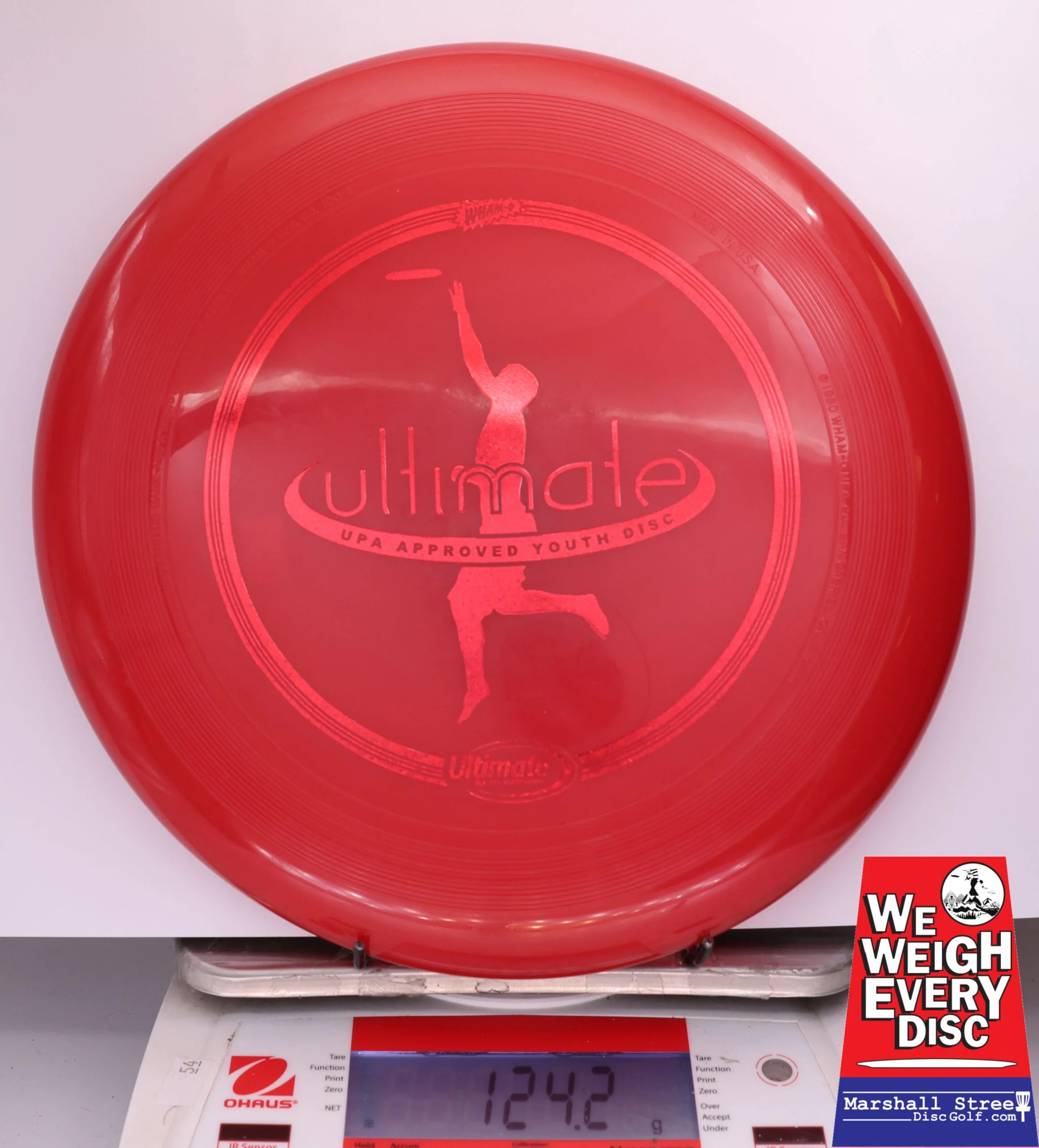 433492 Wham-O Youth Ultimate 100 Mold - #106 Red, 124