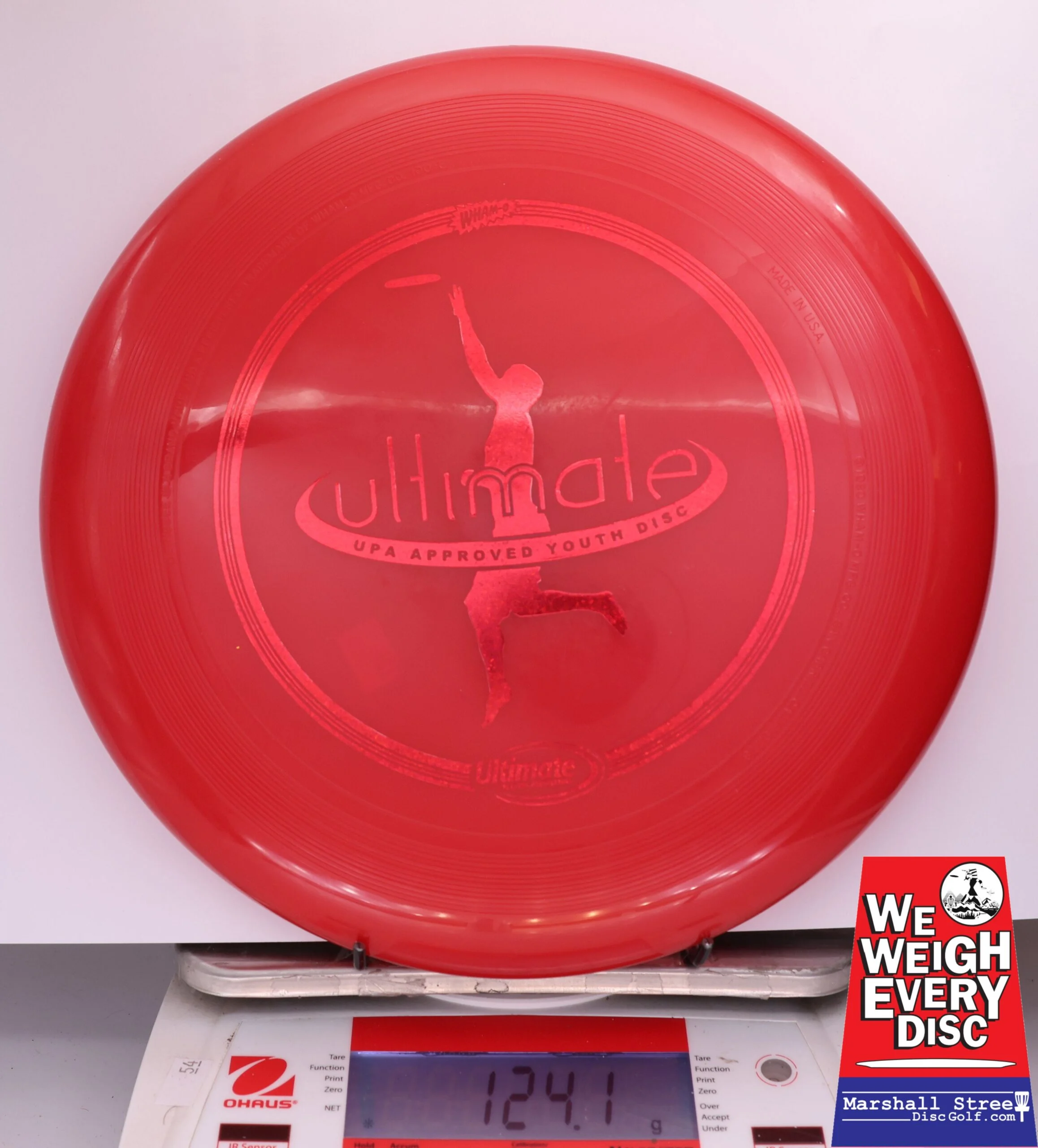 433493 Wham-O Youth Ultimate 100 Mold - #107 Red, 124