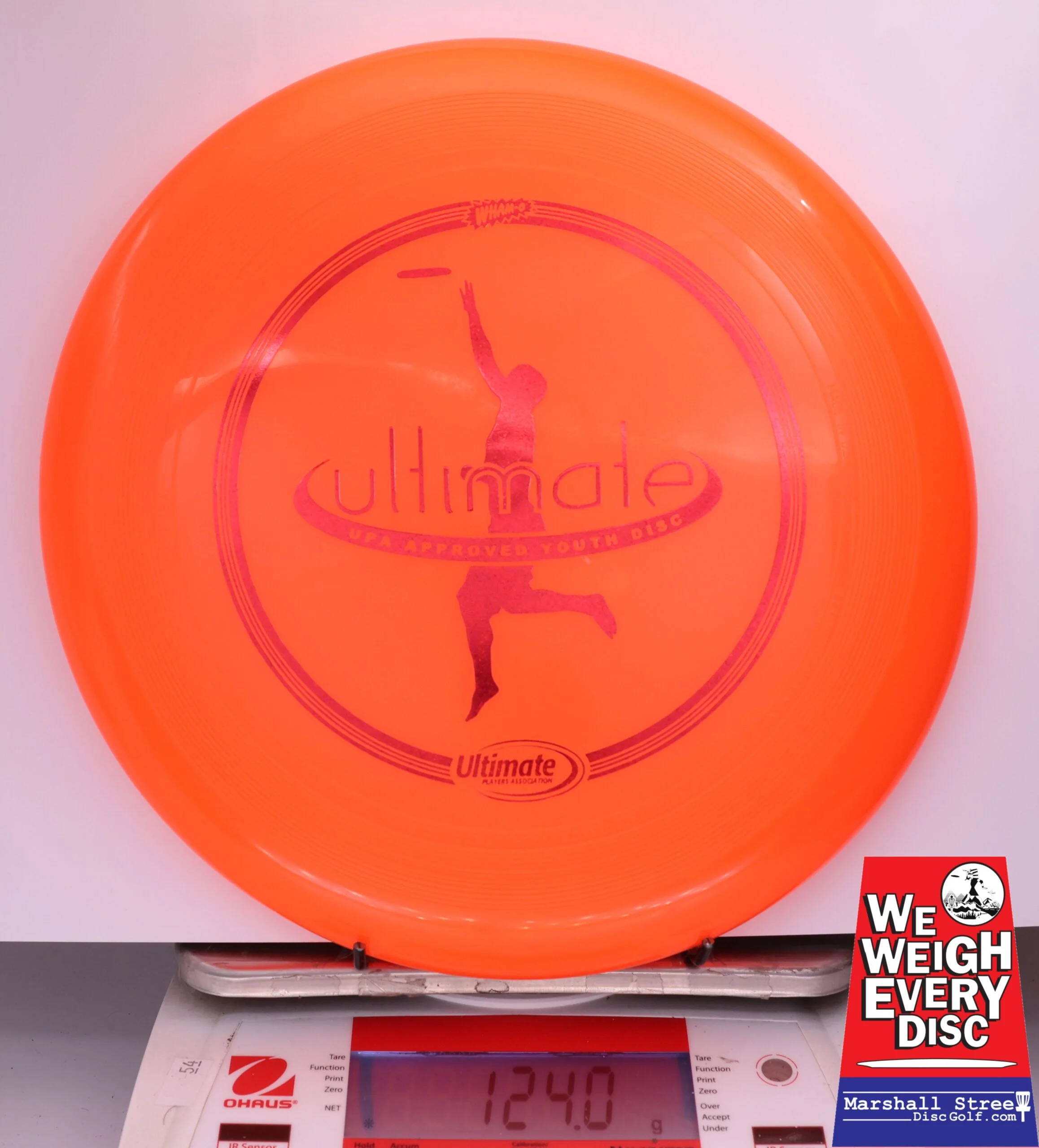 433496 Wham-O Youth Ultimate 100 Mold - #110 Orange, 124