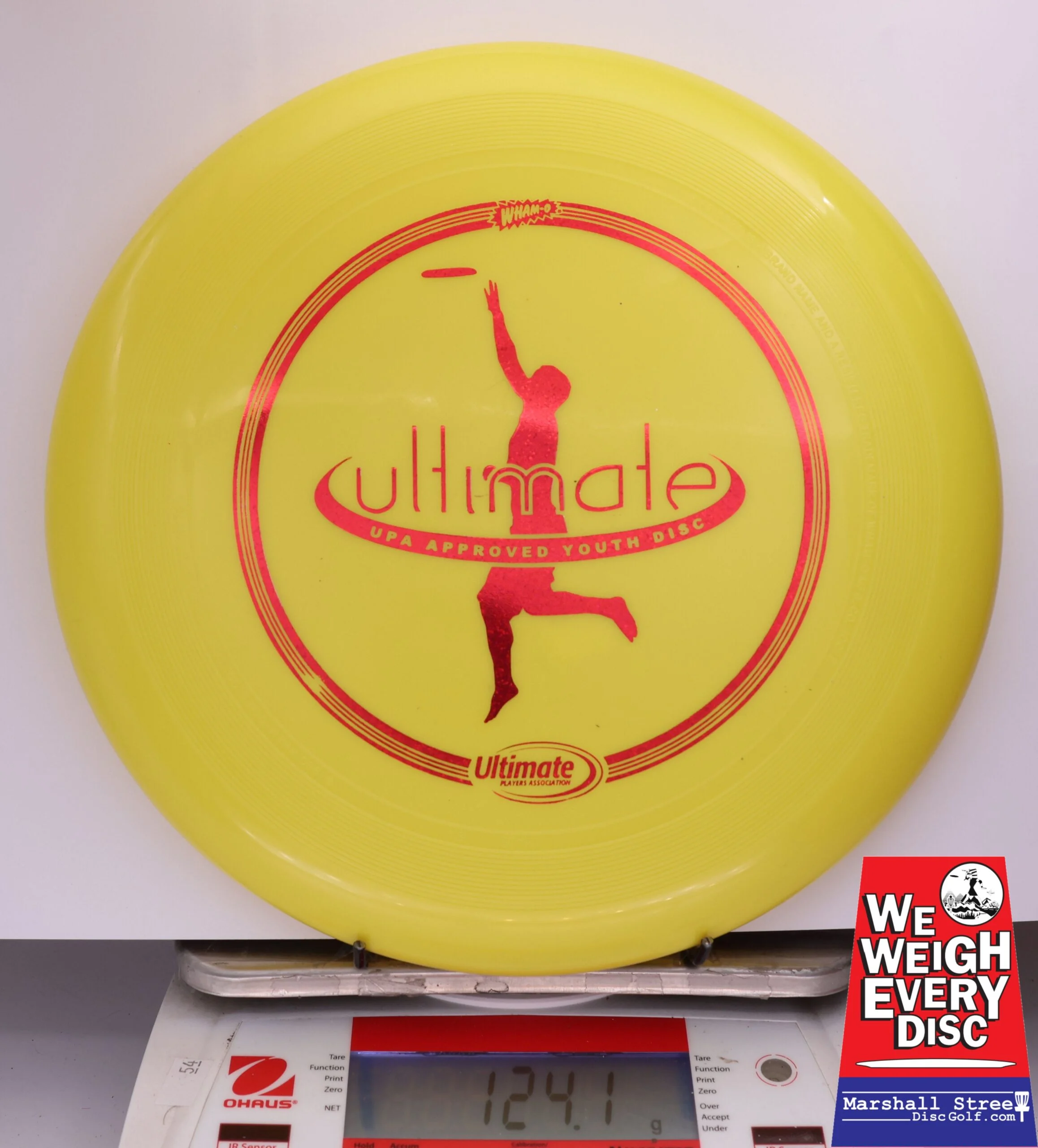 433500 Wham-O Youth Ultimate 100 Mold - #114 Yellow, 124