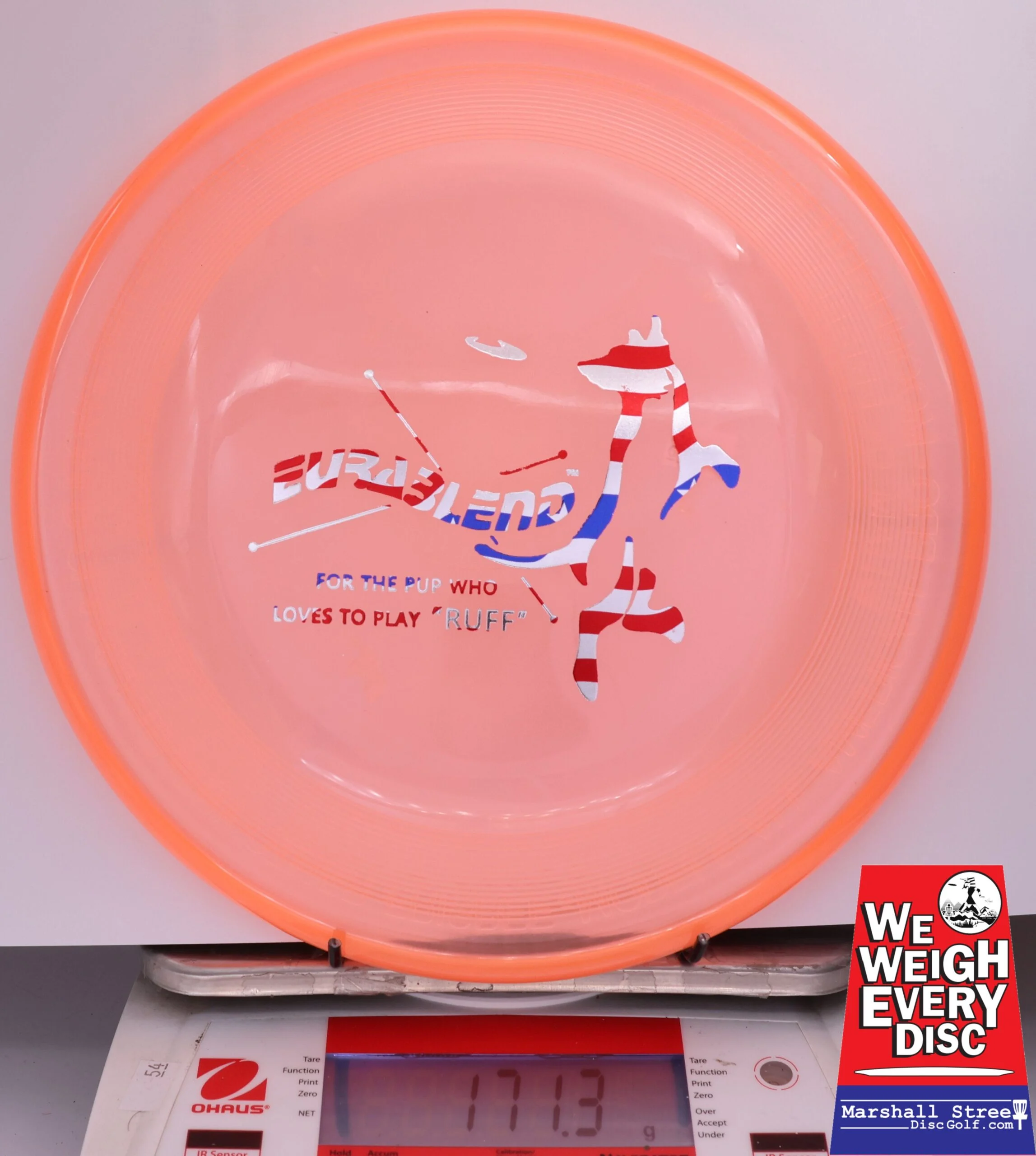 433556 Eurablend Fastback Frisbee - #105 Orange, 171
