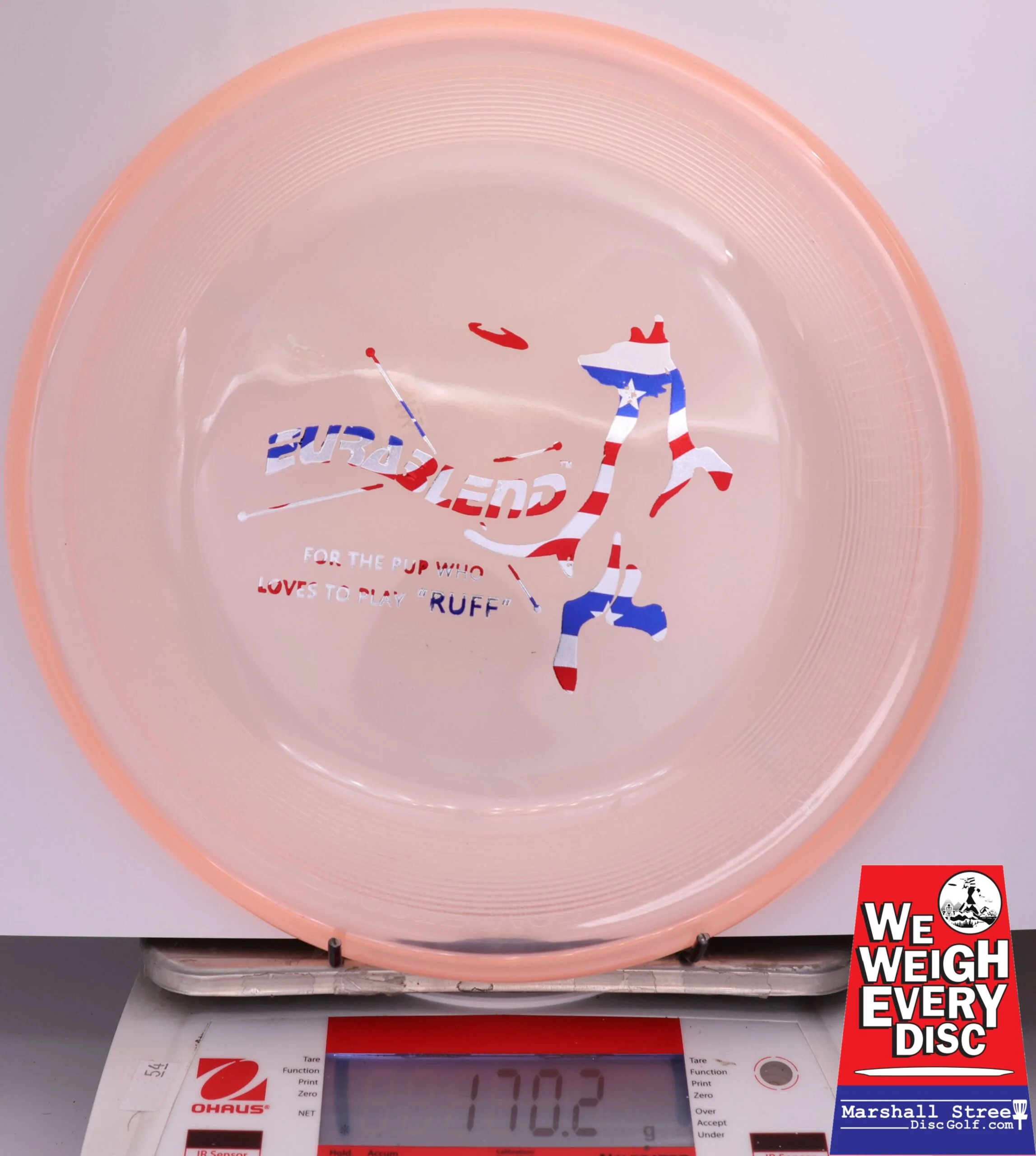 433557 Eurablend Fastback Frisbee - #106 Orange, 170