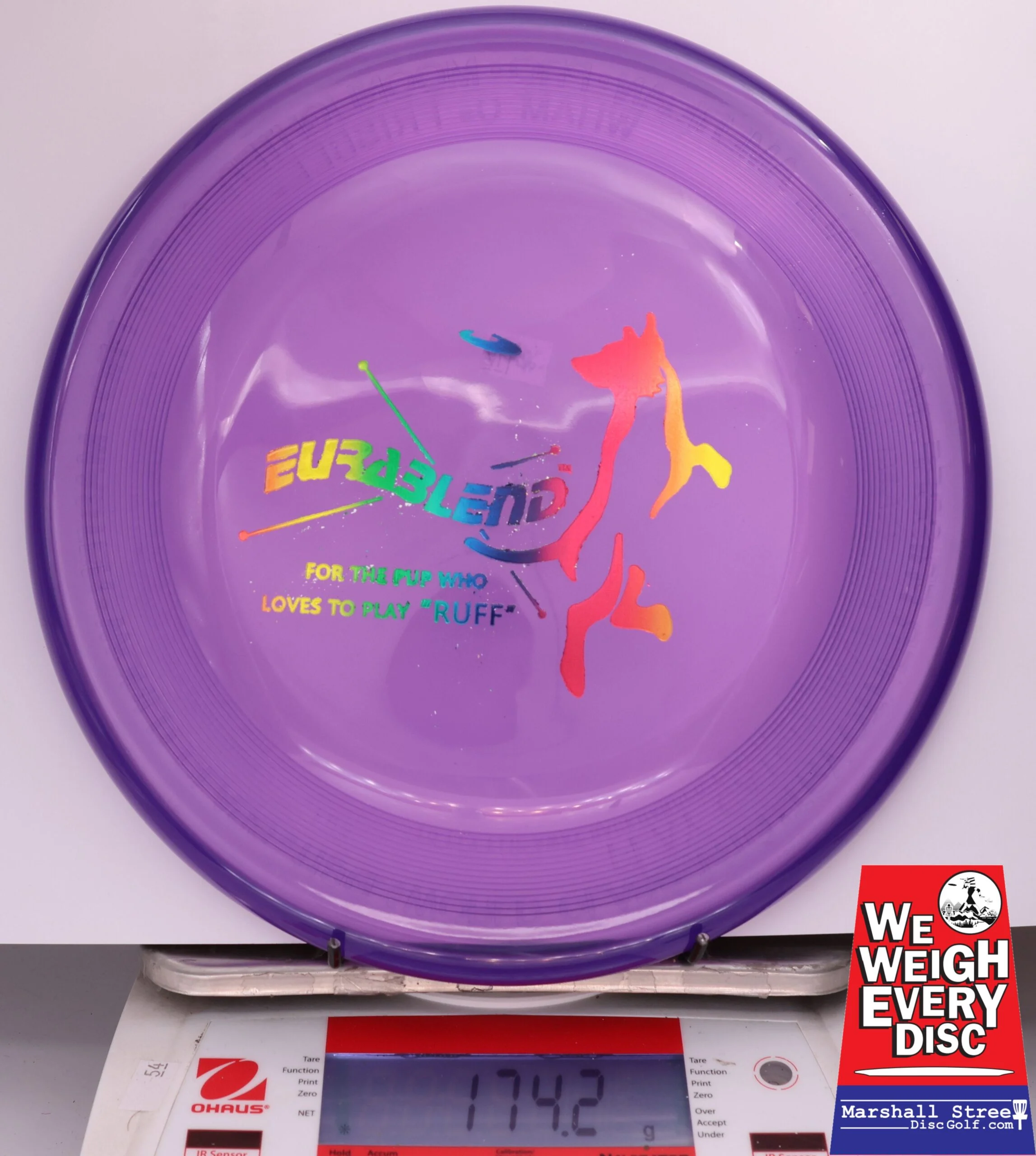 433563 Eurablend Fastback Frisbee - #112 Purple, 174