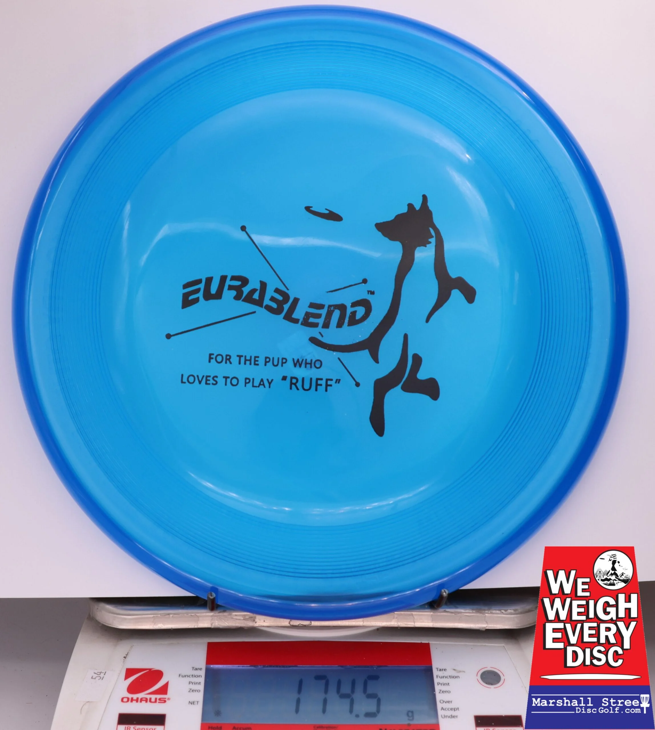 433564 Eurablend Fastback Frisbee - #113 Blue, 175