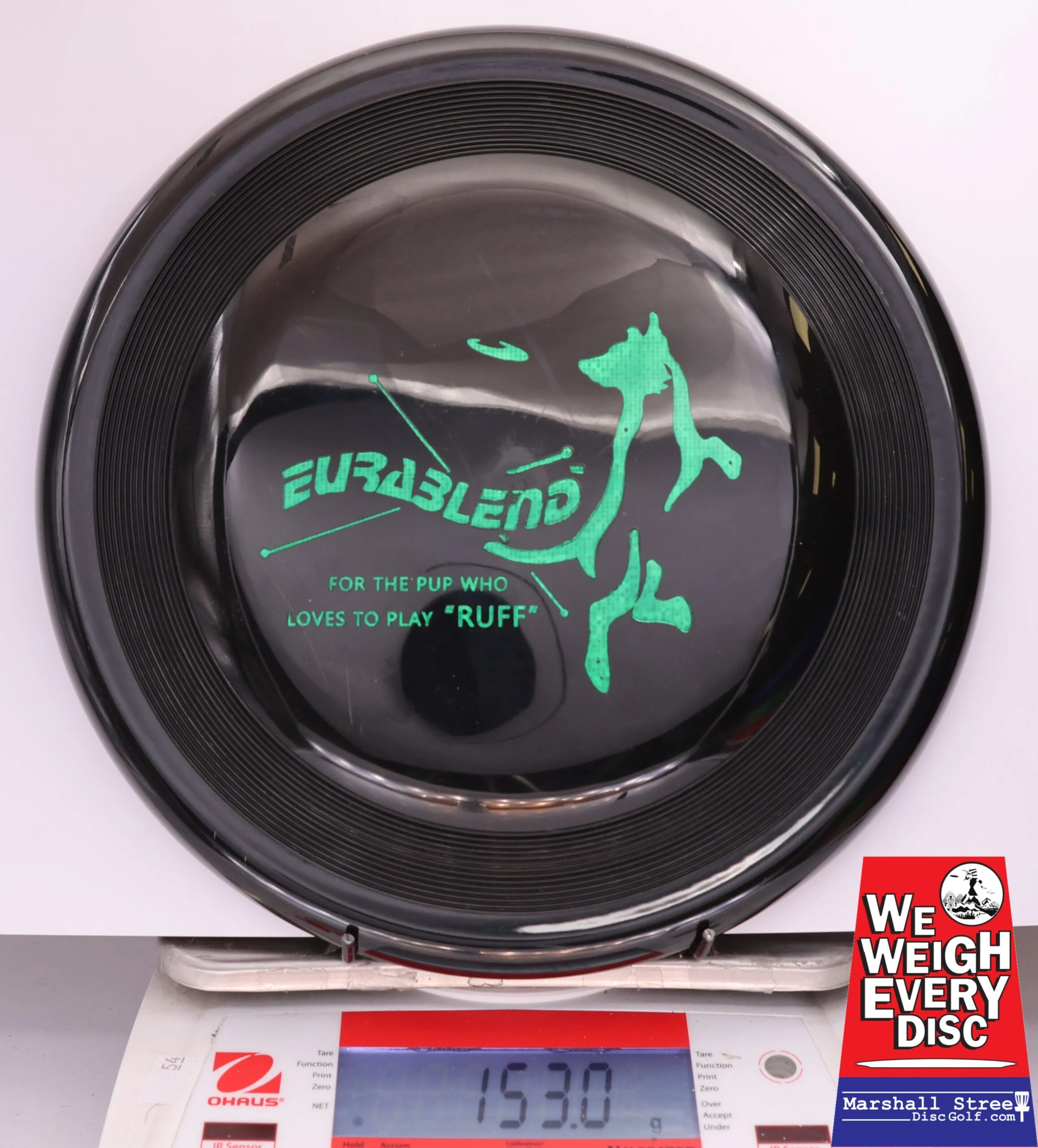 433569 Eurablend Fastback Frisbee - #118 Black, 153