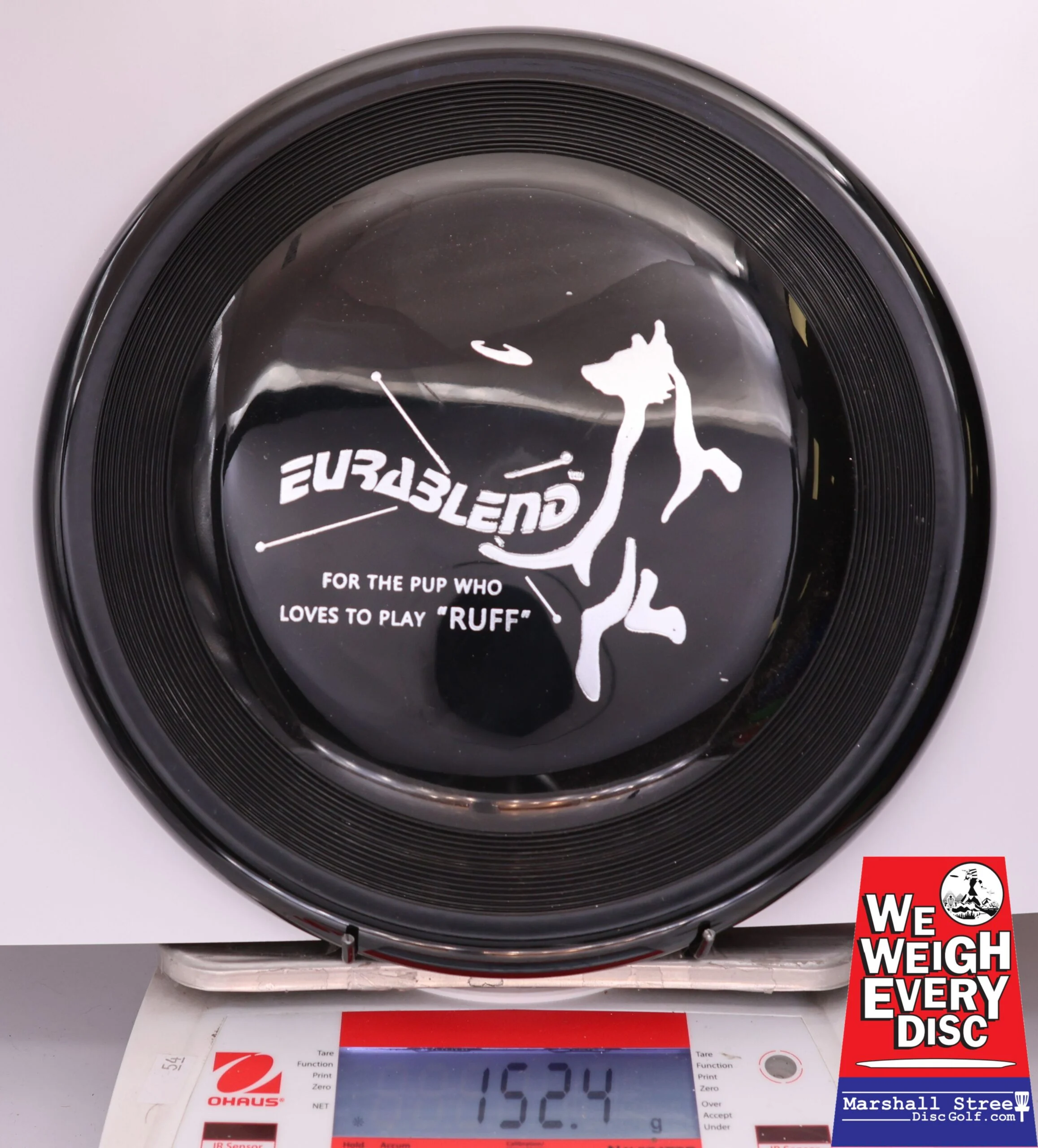 433570 Eurablend Fastback Frisbee - #119 Black, 152
