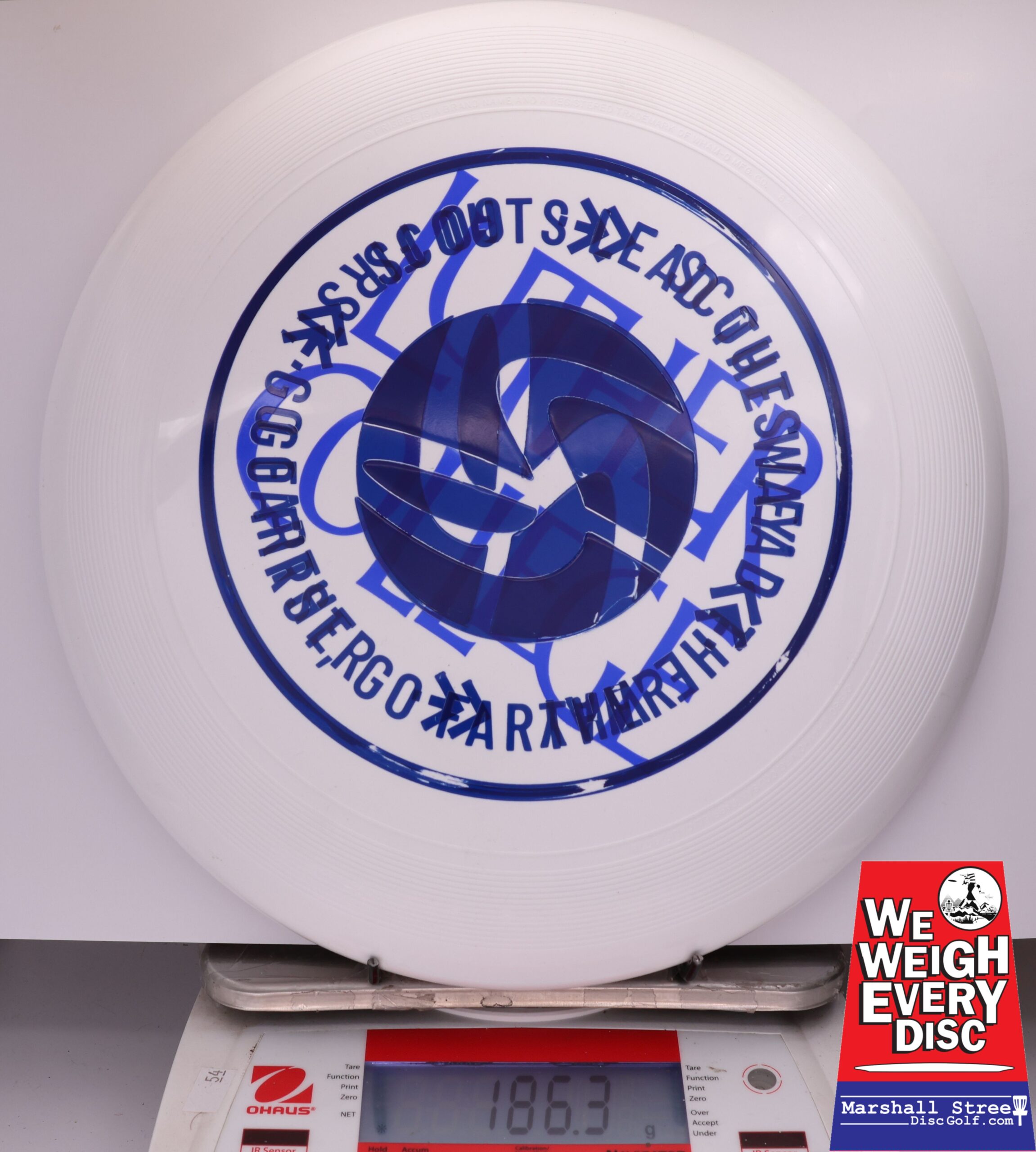 433602 X-Out Wham-O UMAX Frisbee - #101 White, 186