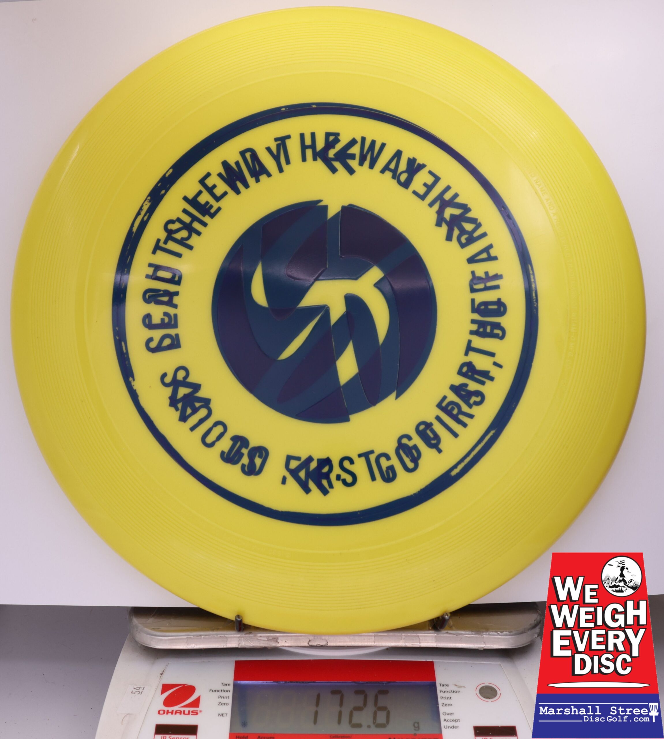 433603 X-Out Wham-O UMAX Frisbee - #102 Yellow, 173