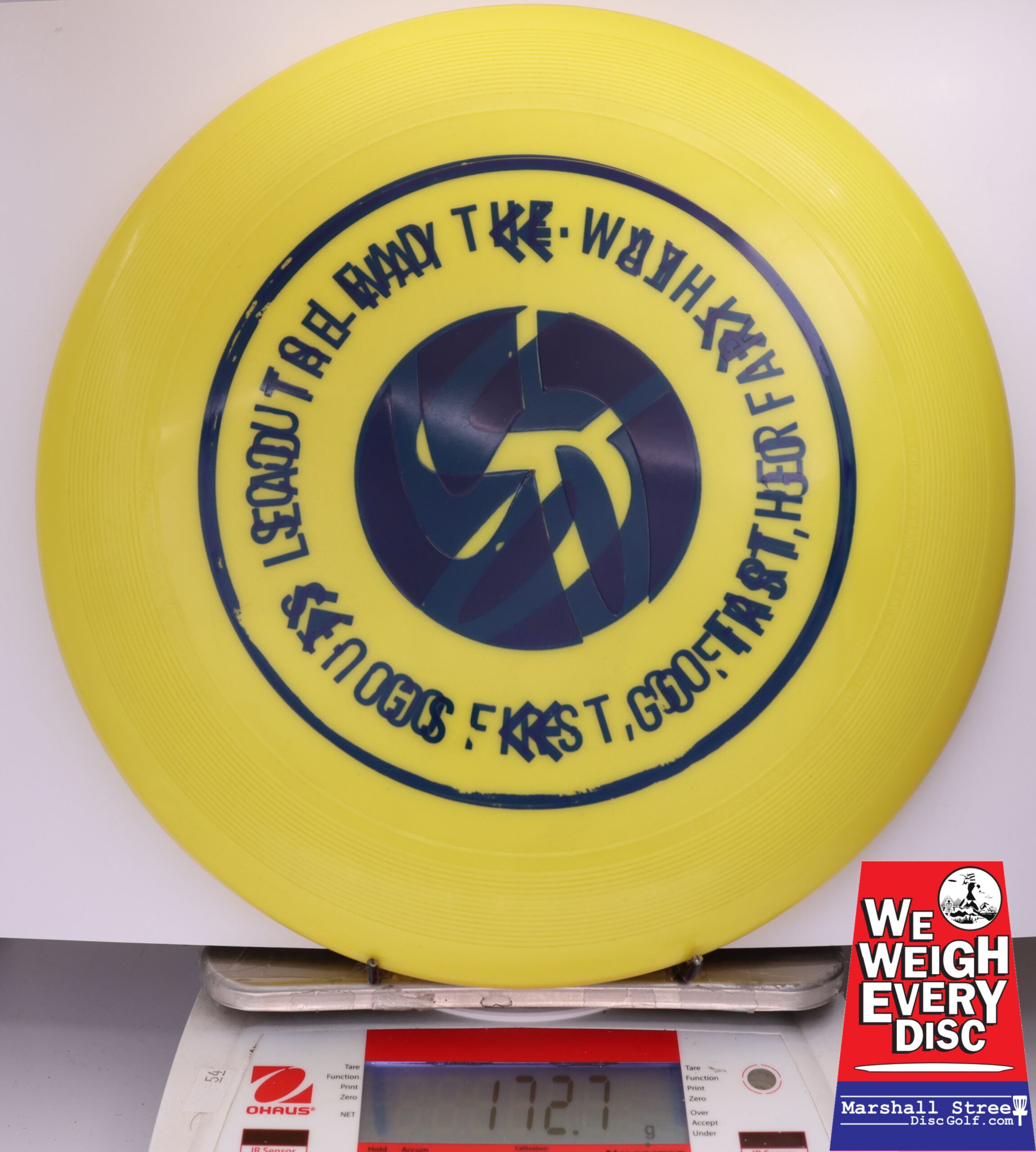 433604 X-Out Wham-O UMAX Frisbee - #103 Yellow, 173
