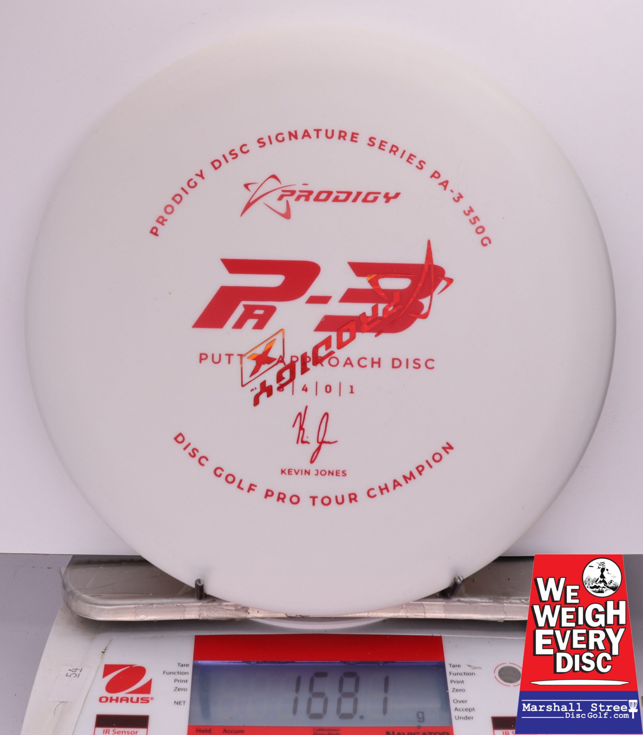 433759 X-Out Prodigy PA3, 300 Firm - #308 White, 168