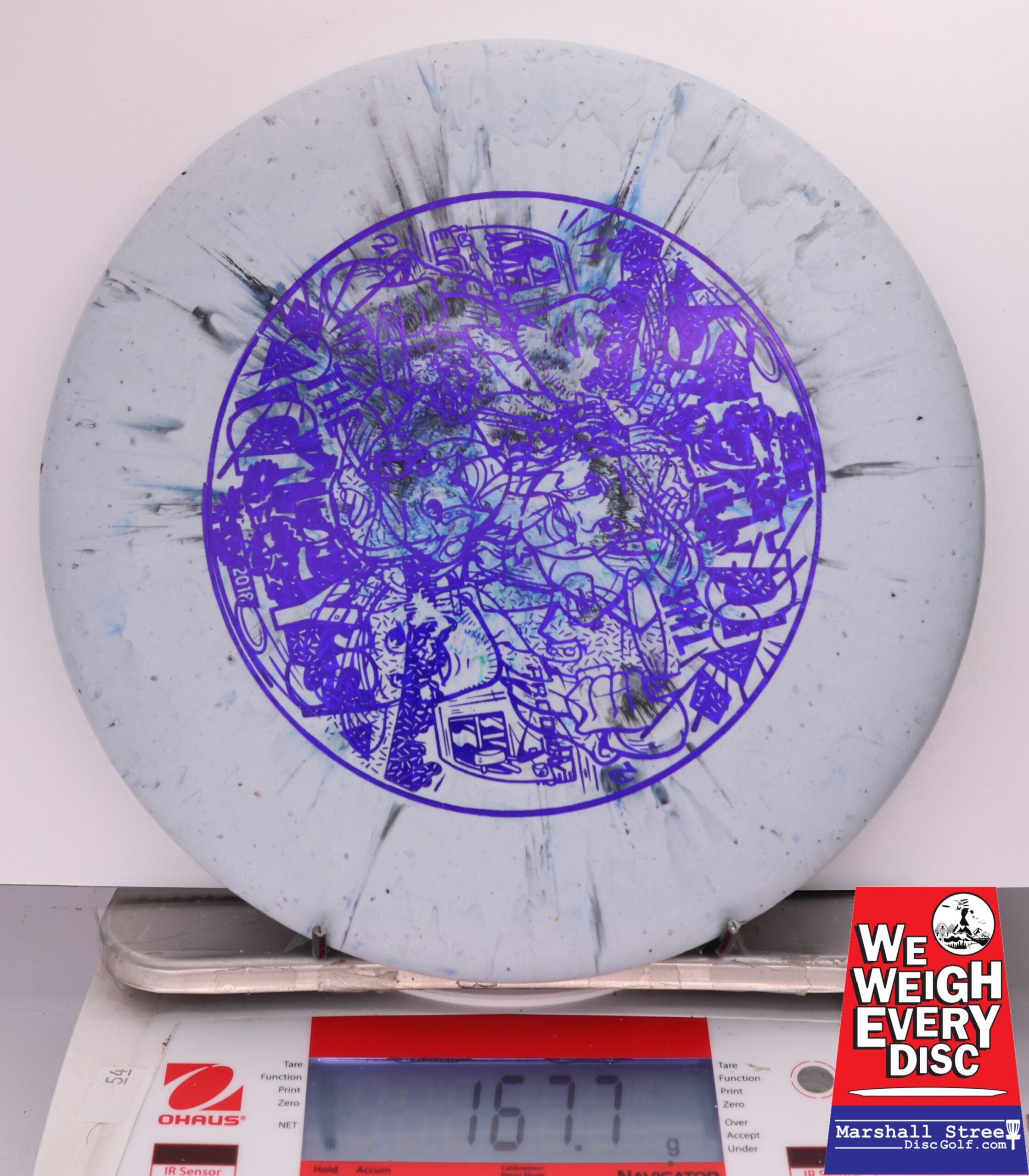 433766 X-Out Prodigy PA3, 300 Firm - #315 FractalGryBlu, 168