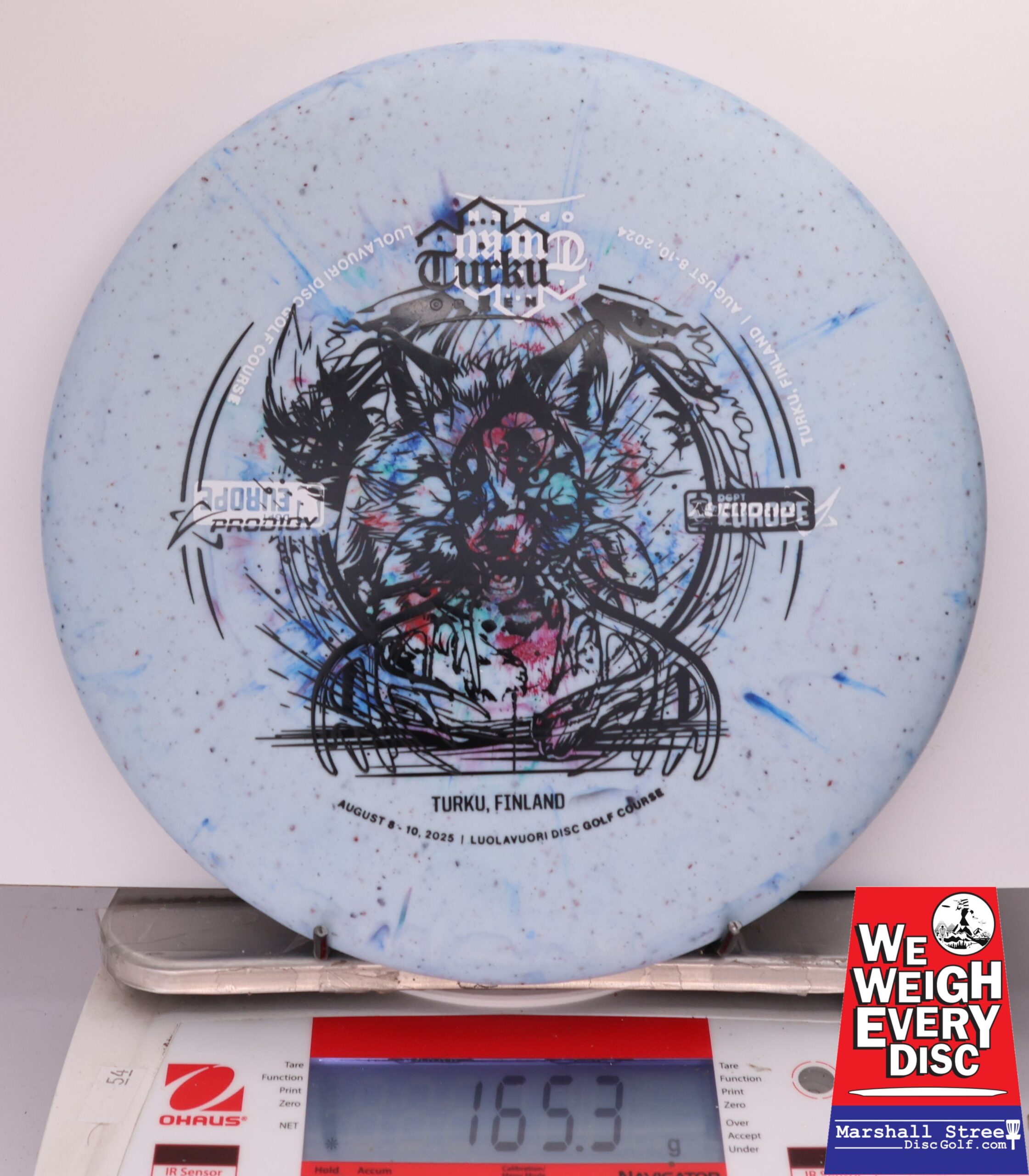 433769 X-Out Prodigy PA3, 300 Firm - #318 FractalLtBlu, 165