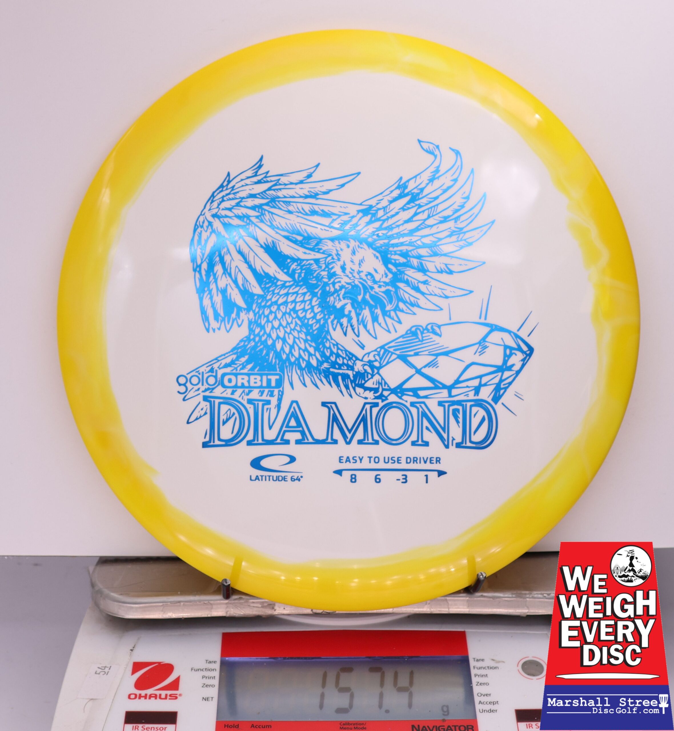 434599 Gold Orbit Diamond - #713 Yellow-White, 157