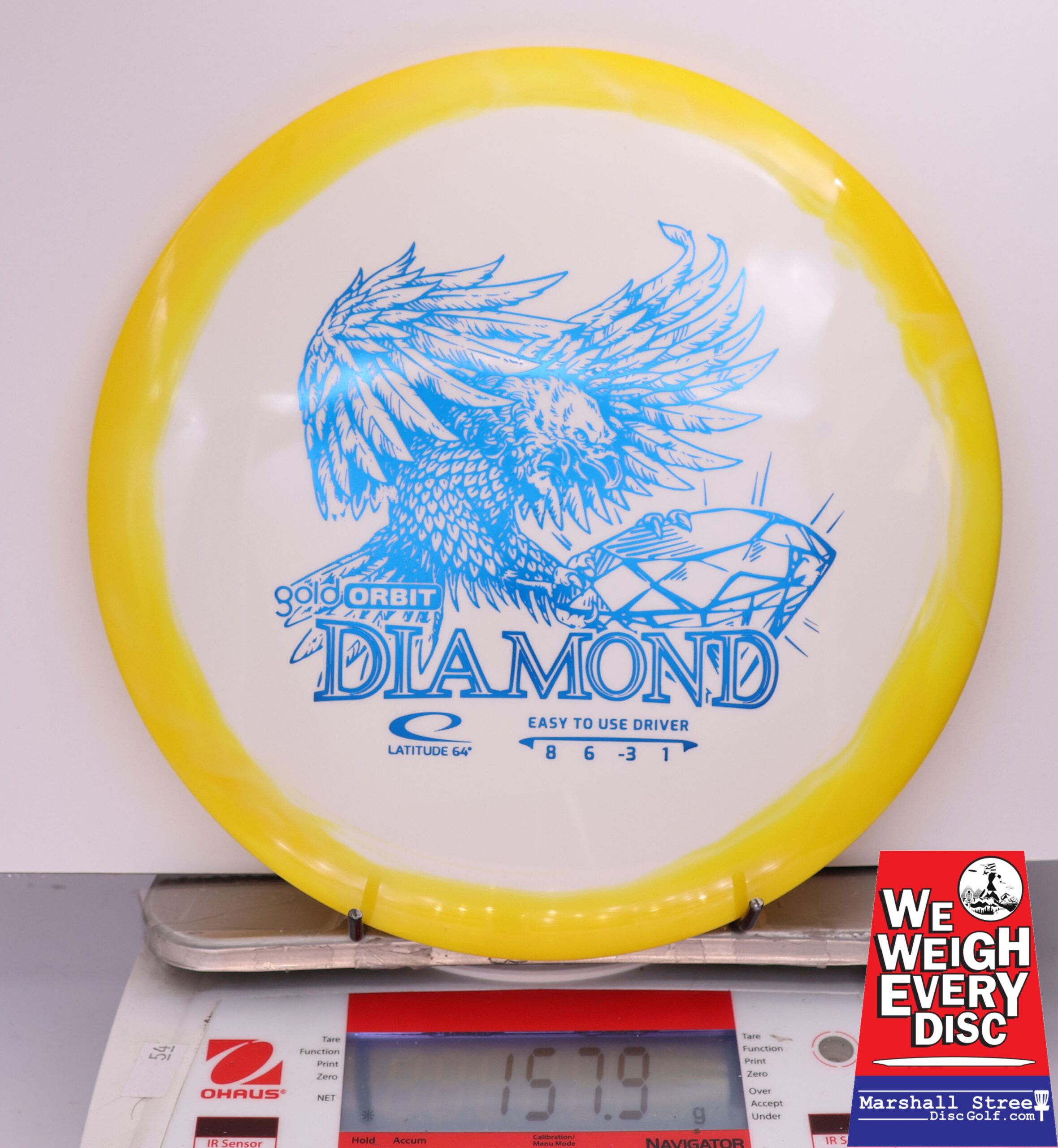 434600 Gold Orbit Diamond - #714 Yellow-White, 158